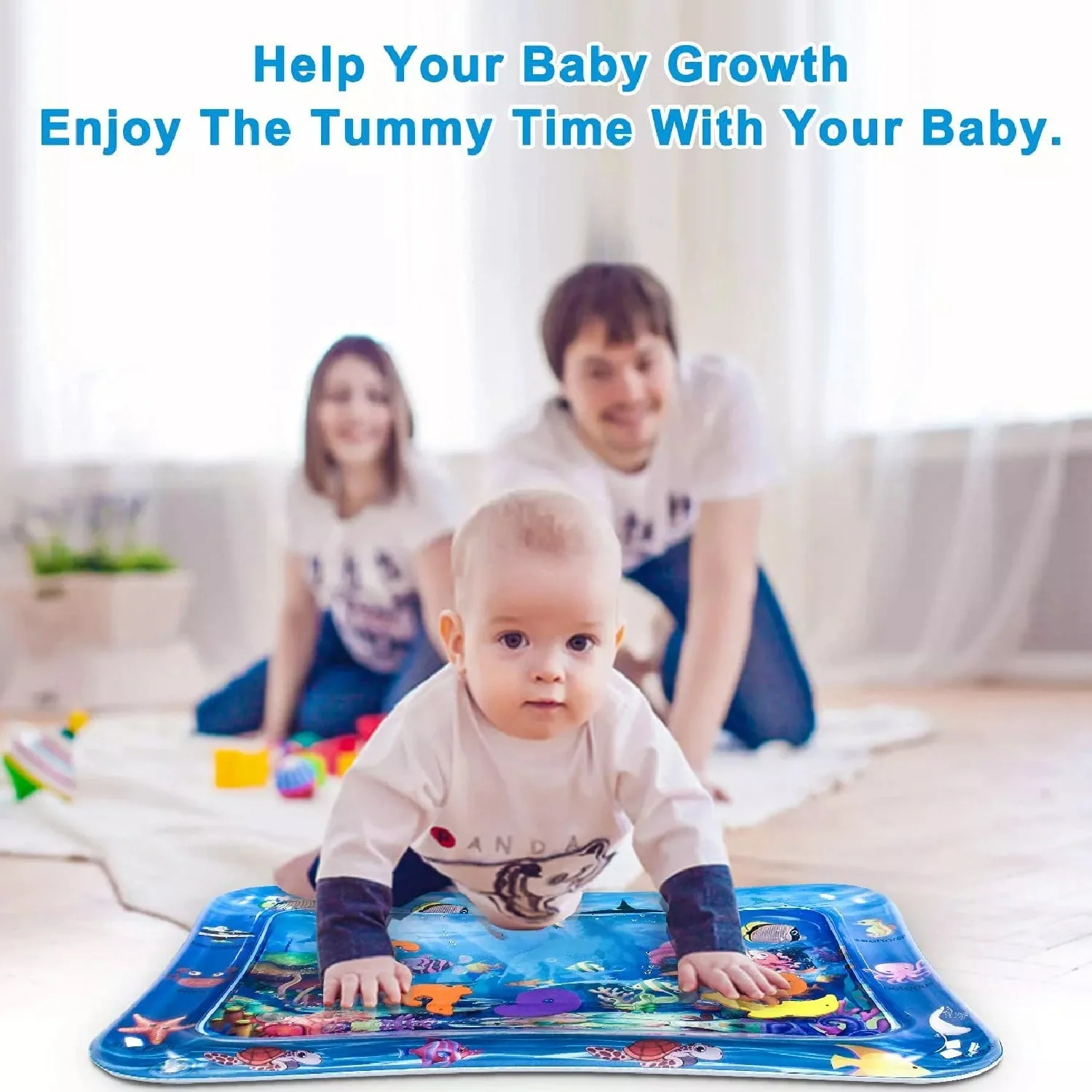 Baby Water Mat – Inflatable Tummy Time Play Mat | Little Learners - Image 5
