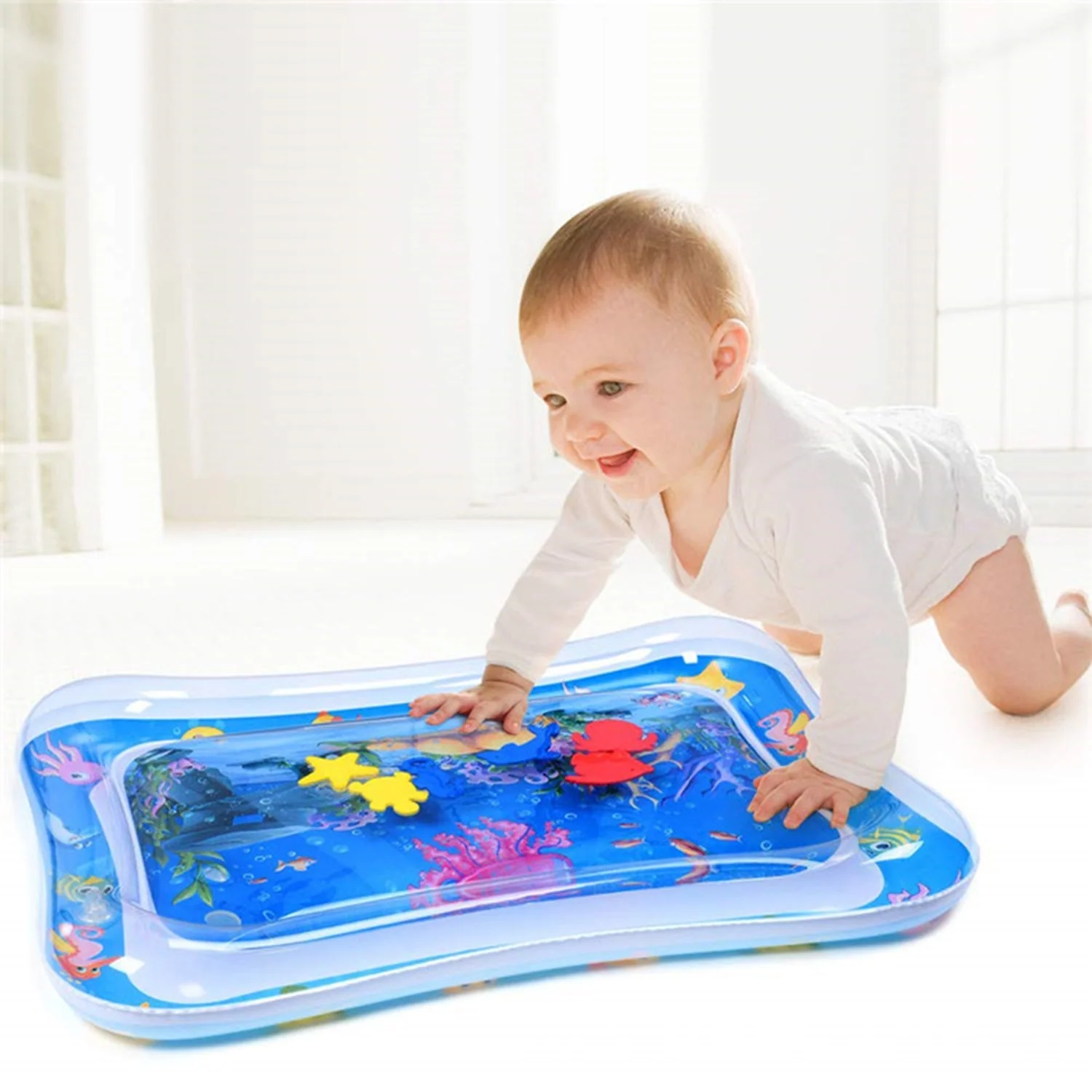 Baby Water Mat – Inflatable Tummy Time Play Mat | Little Learners - Image 7
