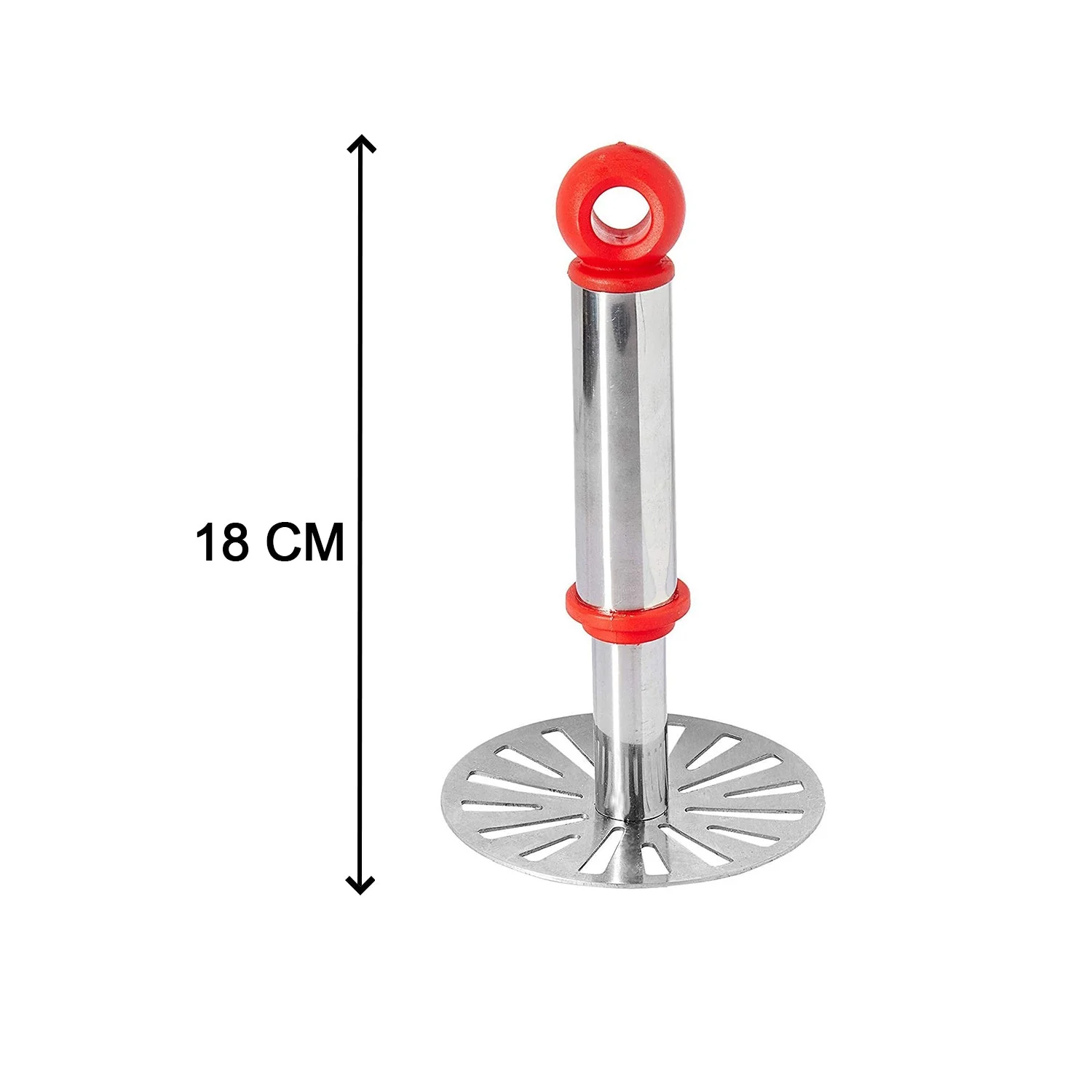 Potato Masher – Stainless Steel with Plastic Handle | Ganesh - Image 5