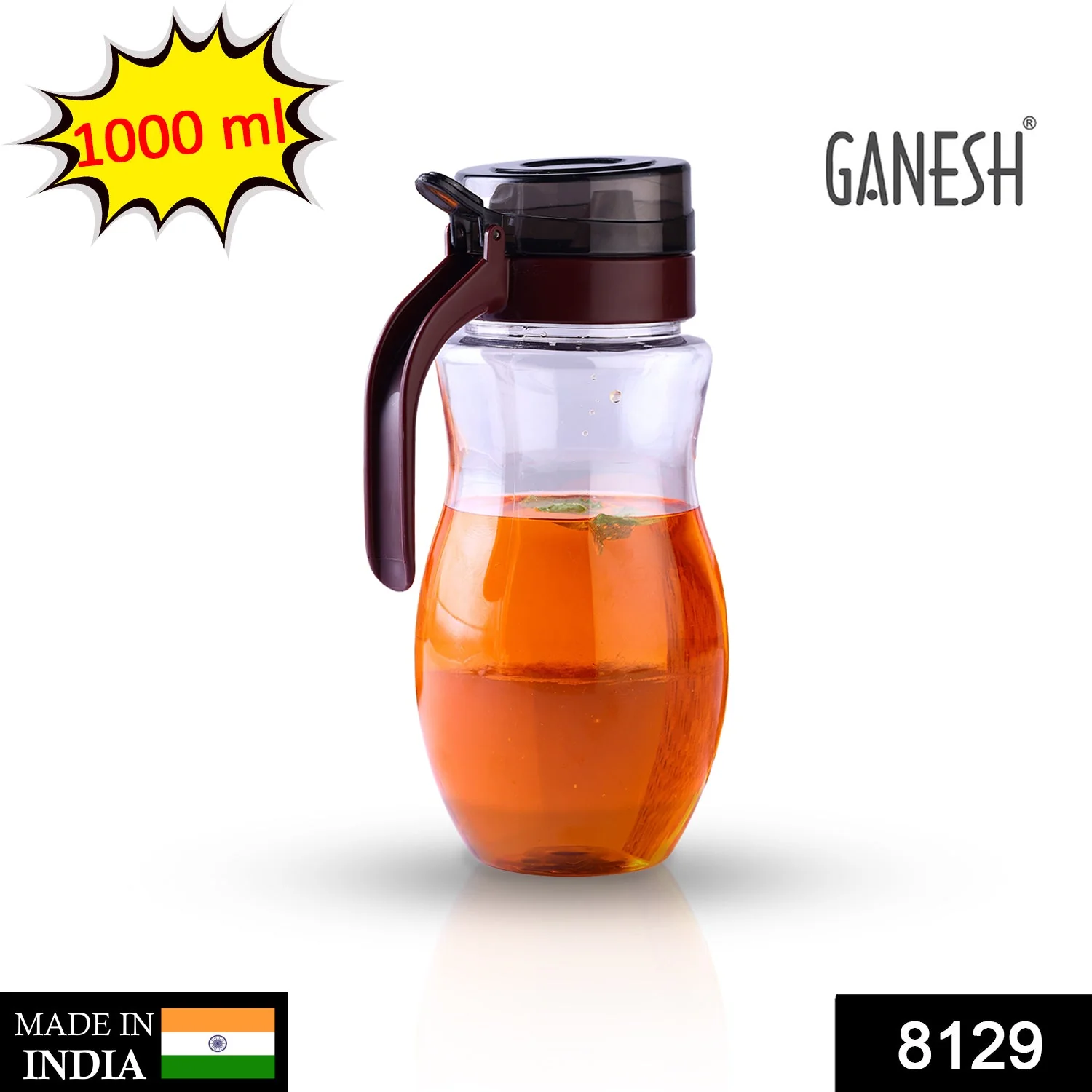 Stainless Steel Oil Dispenser 1000ml – Leak-Proof Design | Ganesh - Image 2