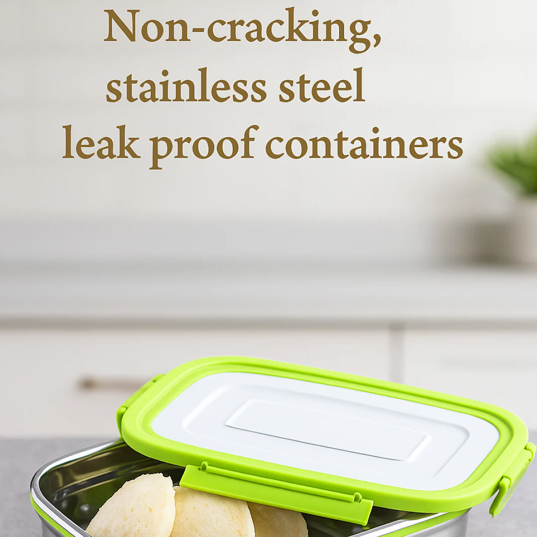 Stainless Steel Lunch Pack – Leak-Proof & Durable | Ganesh - Image 3