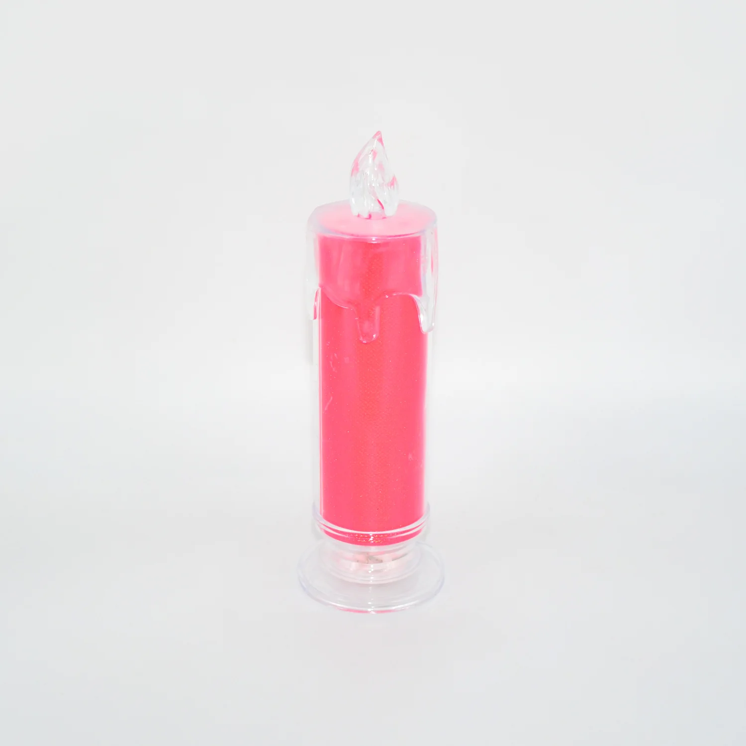 Red LED Flameless Candle – Realistic Flickering Pillar | Styleva - Image 4