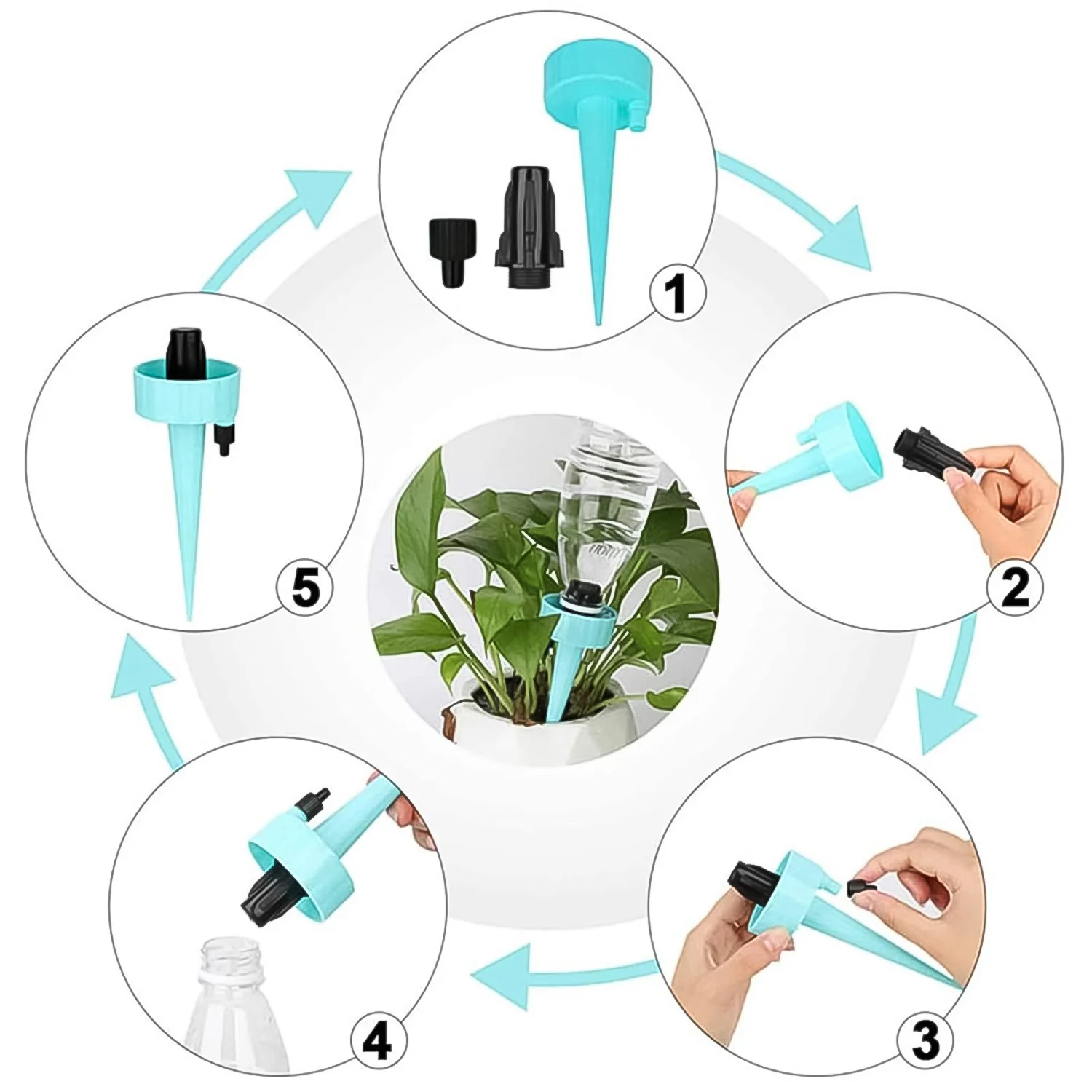 Auto Plant Watering Device – Self-Watering Spikes | Grow Garden Tools - Image 4