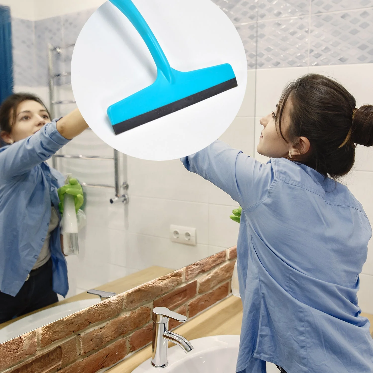 Kitchen Wiper – Long Handle Multi-Surface Glass & Platform | Pro Clean - Image 6