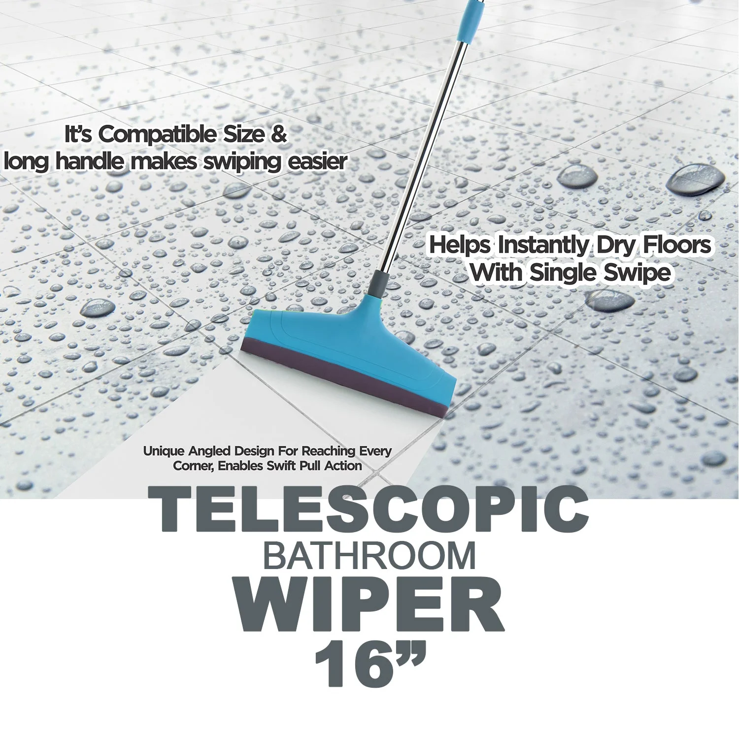 Adjustable Floor Wiper – Stainless Steel Handle | Pro Clean - Image 8