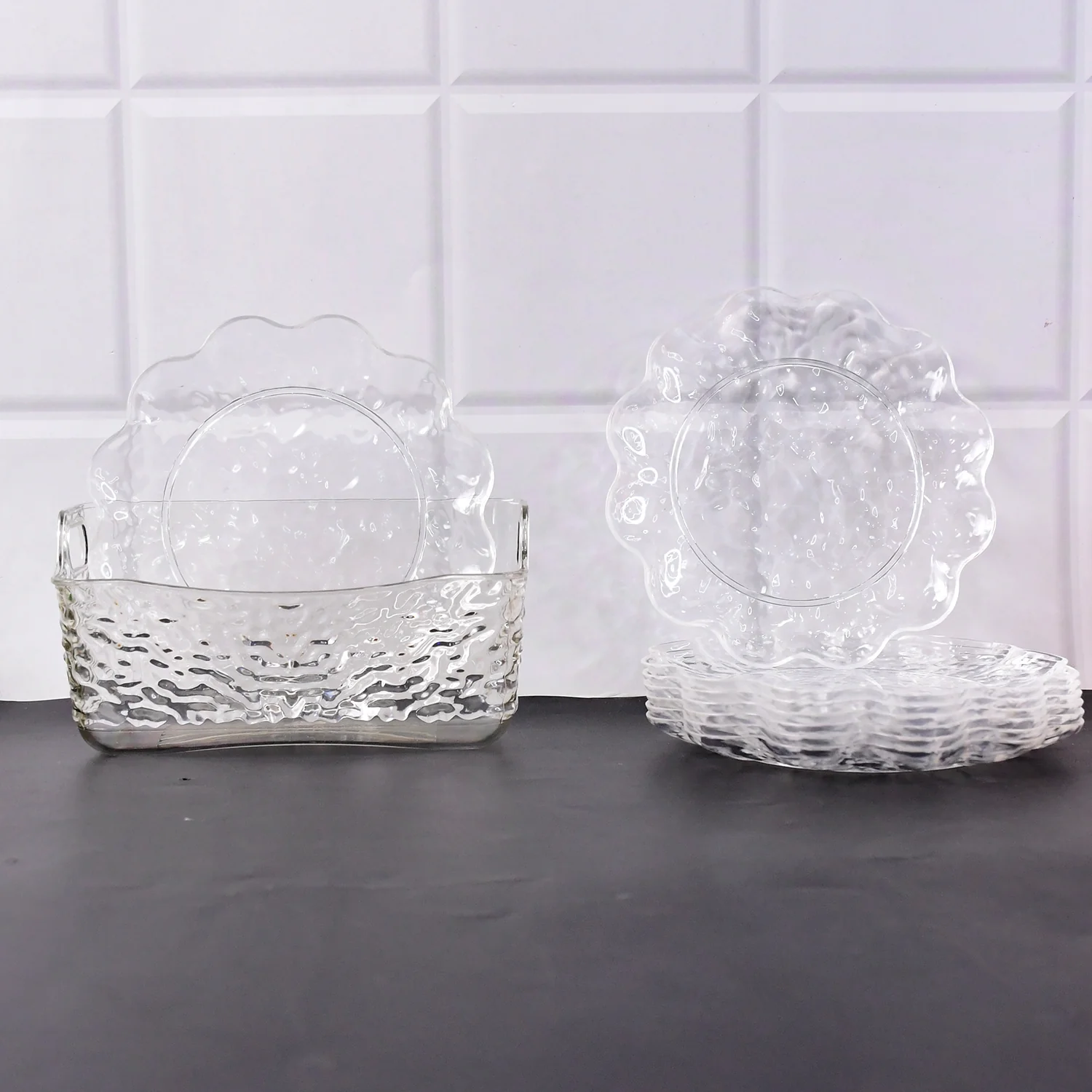 Plastic Bowl Set – 9-Piece Unbreakable Serving Tray Combo - Image 5