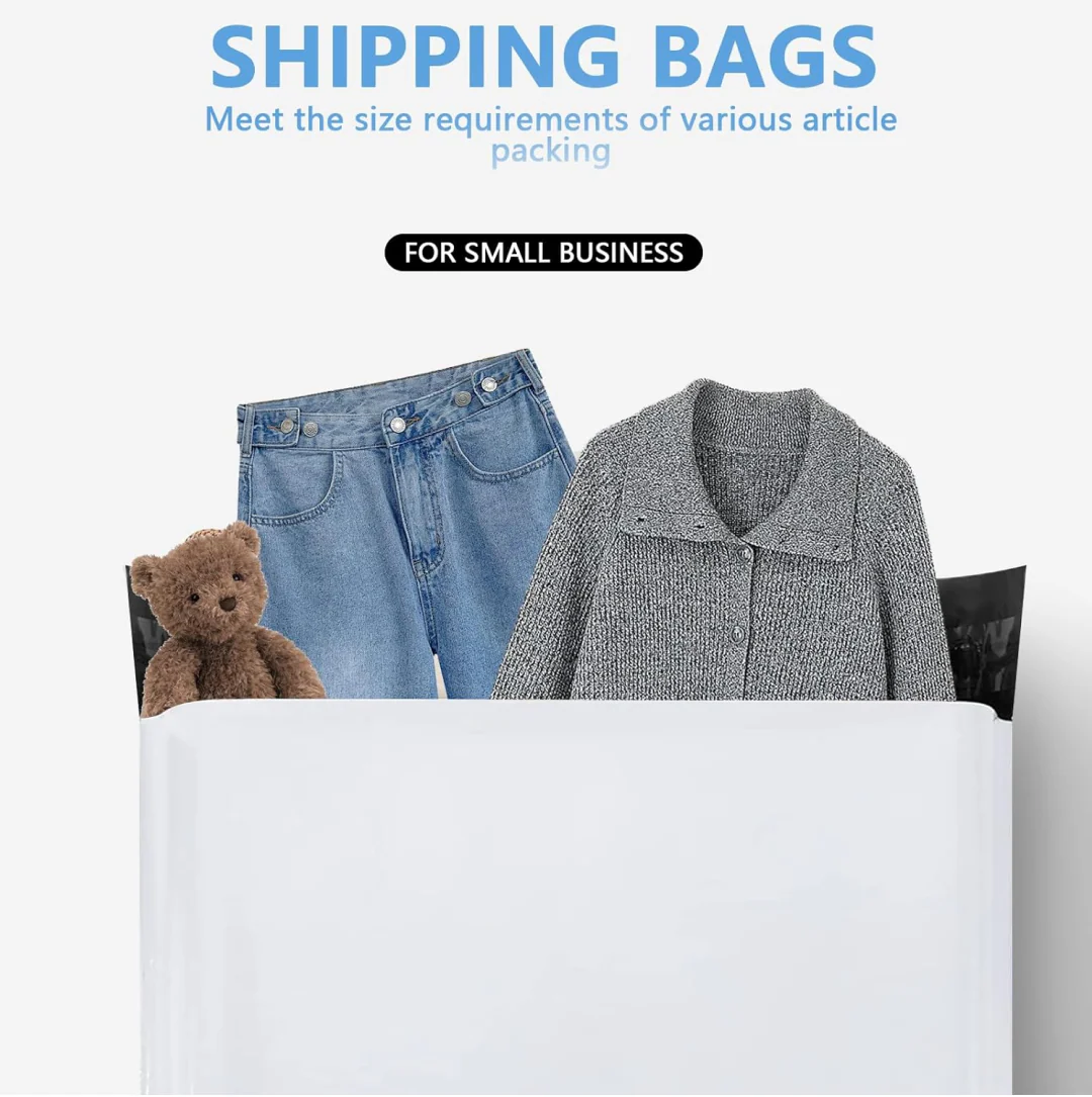 Tamper Proof Courier Bags – 6.5x8 Inch, 100 Pcs | FERVENT - Image 2