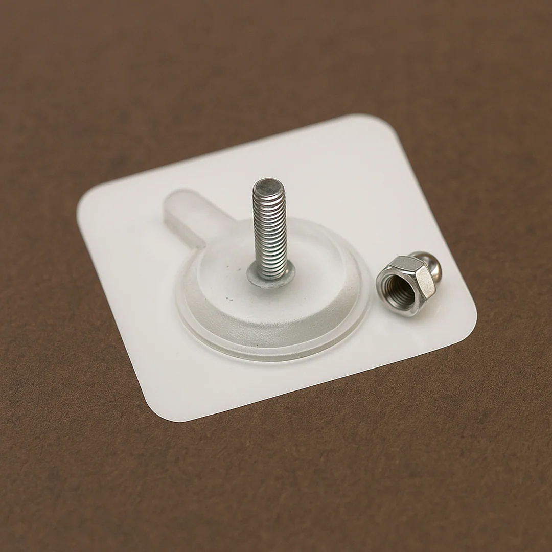 Adhesive Screw Hook – Heavy-Duty No-Drill Wall Mount | VoltDesk - Image 5