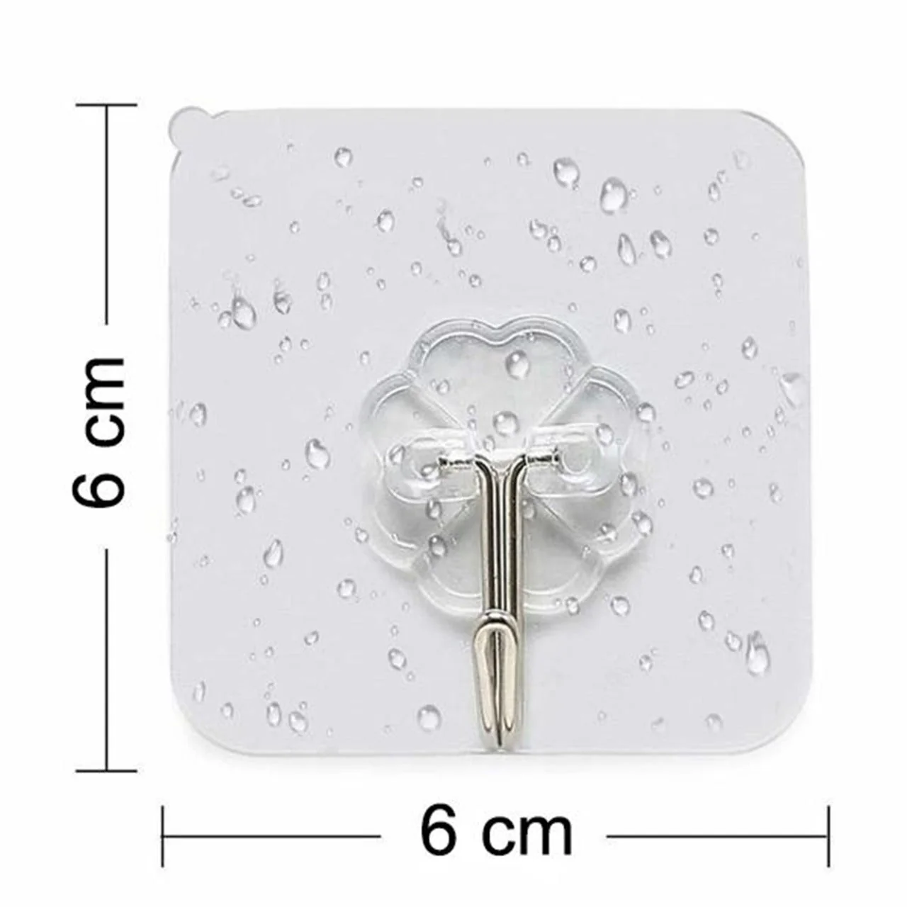 Stainless Steel Adhesive Wall Hooks 100-Pack – Strong & Waterproof | GlimmerHome - Image 5