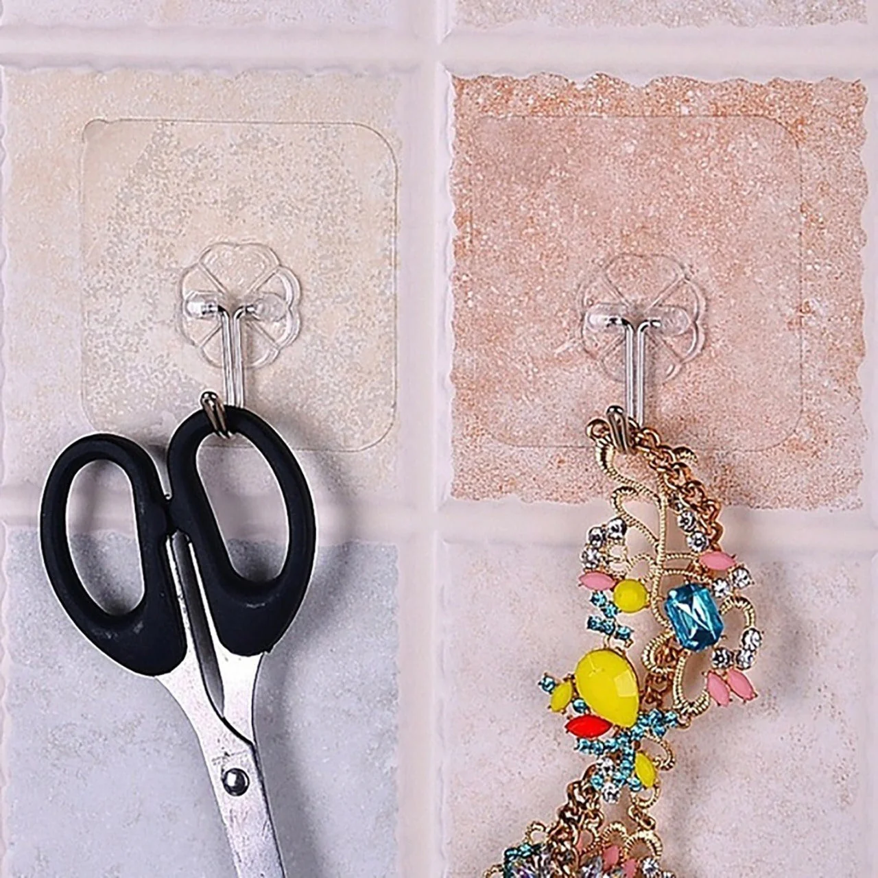 Stainless Steel Adhesive Wall Hooks 100-Pack – Strong & Waterproof | GlimmerHome - Image 6