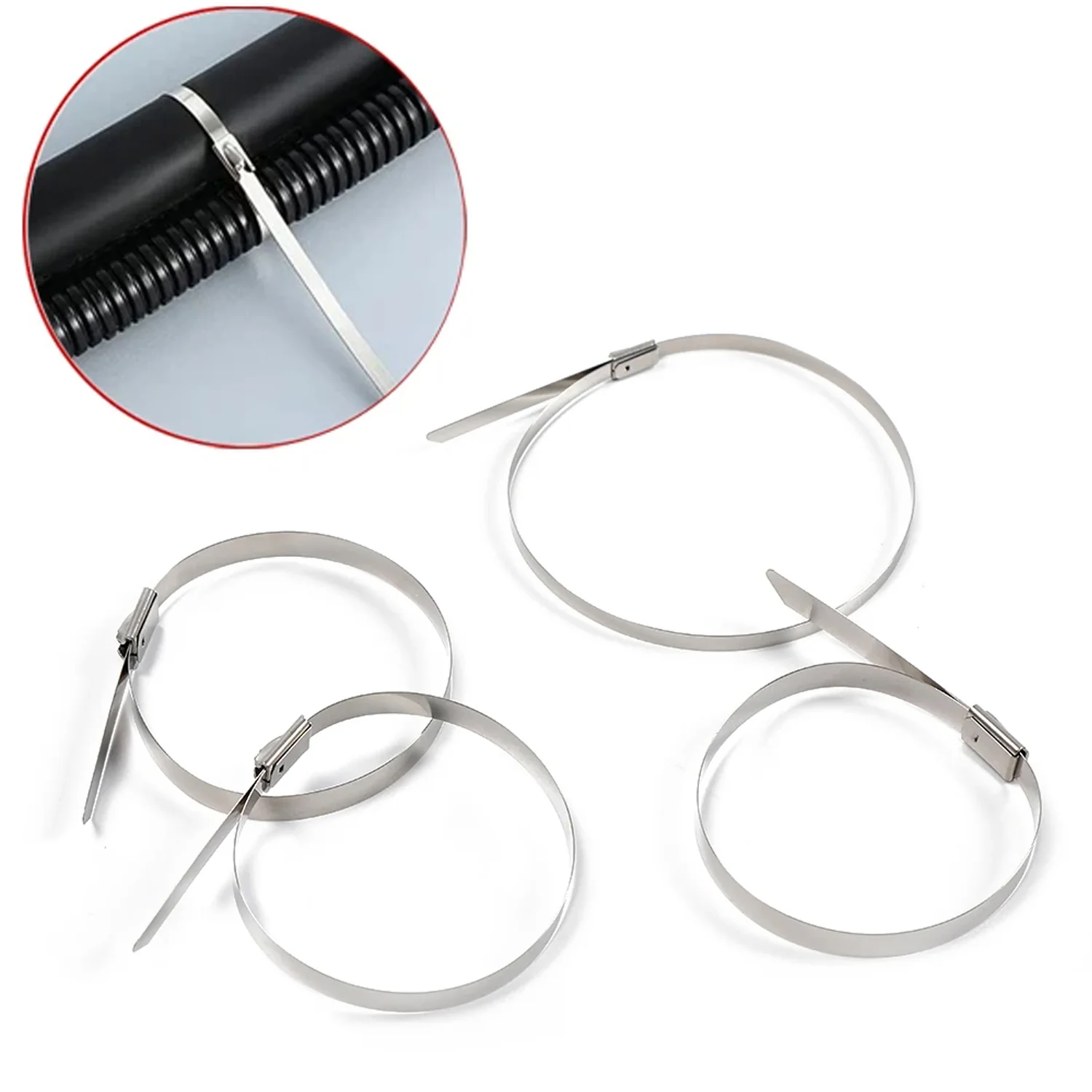Stainless Steel Cable Ties – Heavy-Duty, 100 Pc | DeoDap - Image 3