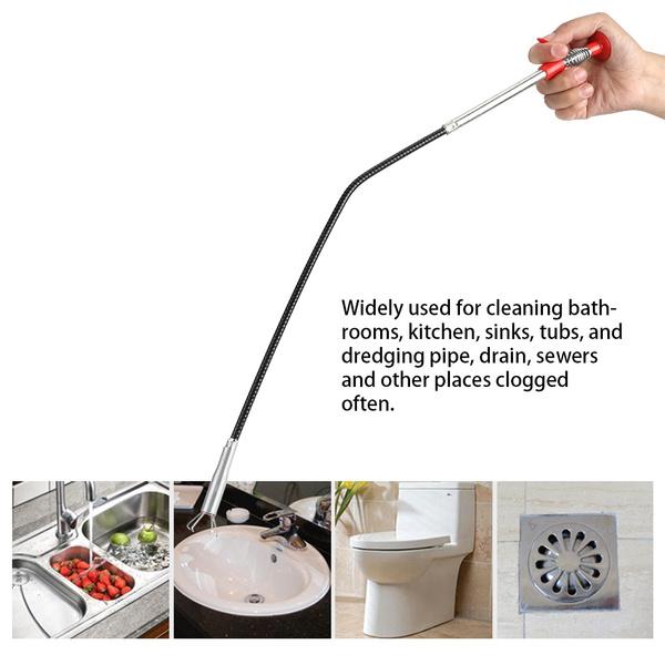 Drain Cleaning Brush – 160 cm Flexible Pipe Cleaner | Velvet Wipe - Image 7