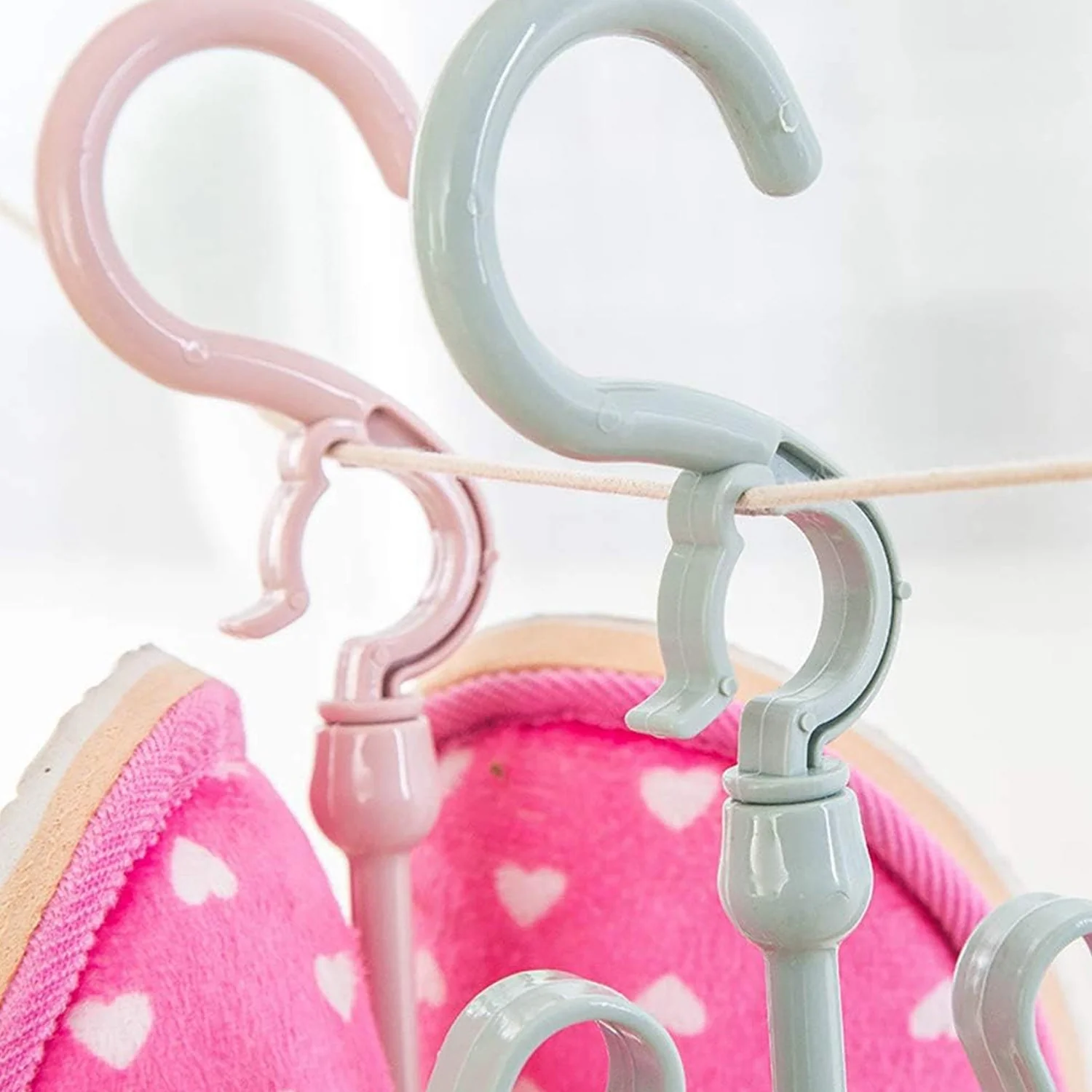 Shoe Drying Hanger – Rotatable Balcony & Closet Rack | Organivo - Image 8
