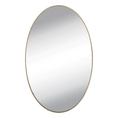 Oval Mirror Wall Sticker – Frameless, Easy Peel & Stick | Indo Glow - Image 5