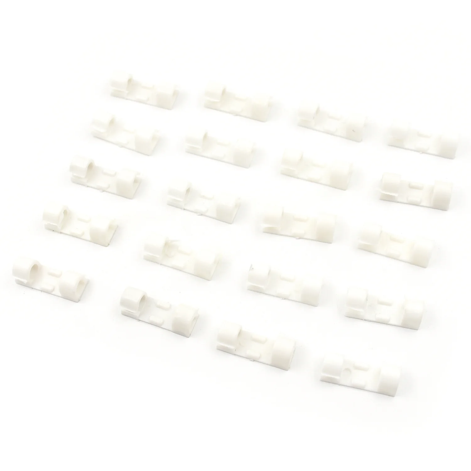 Plastic Cable Clips – Strong Adhesive Wire Organizer (20 Pcs) | WipeTech - Image 4