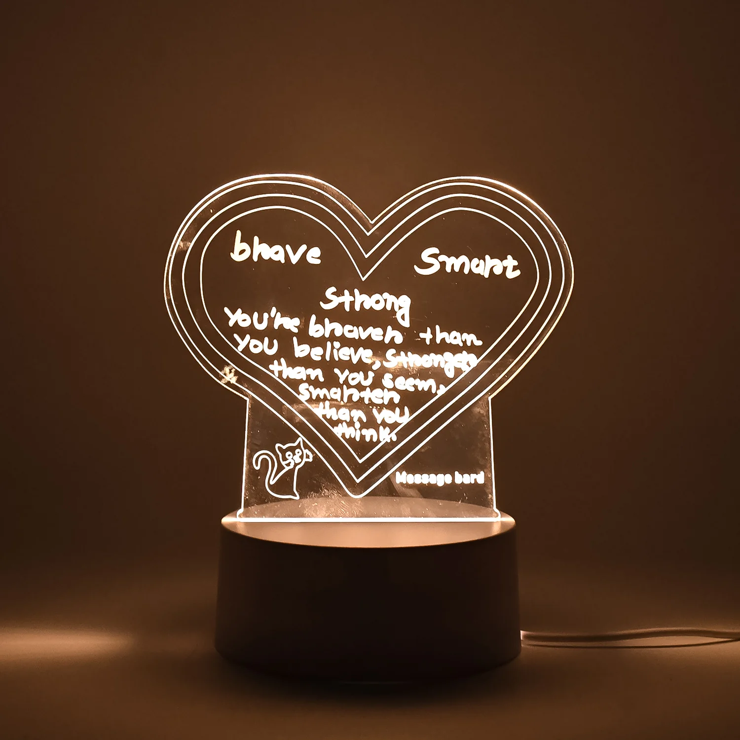 Visualization Lamp 3D Acrylic – Creative Desk Night Light - Image 3