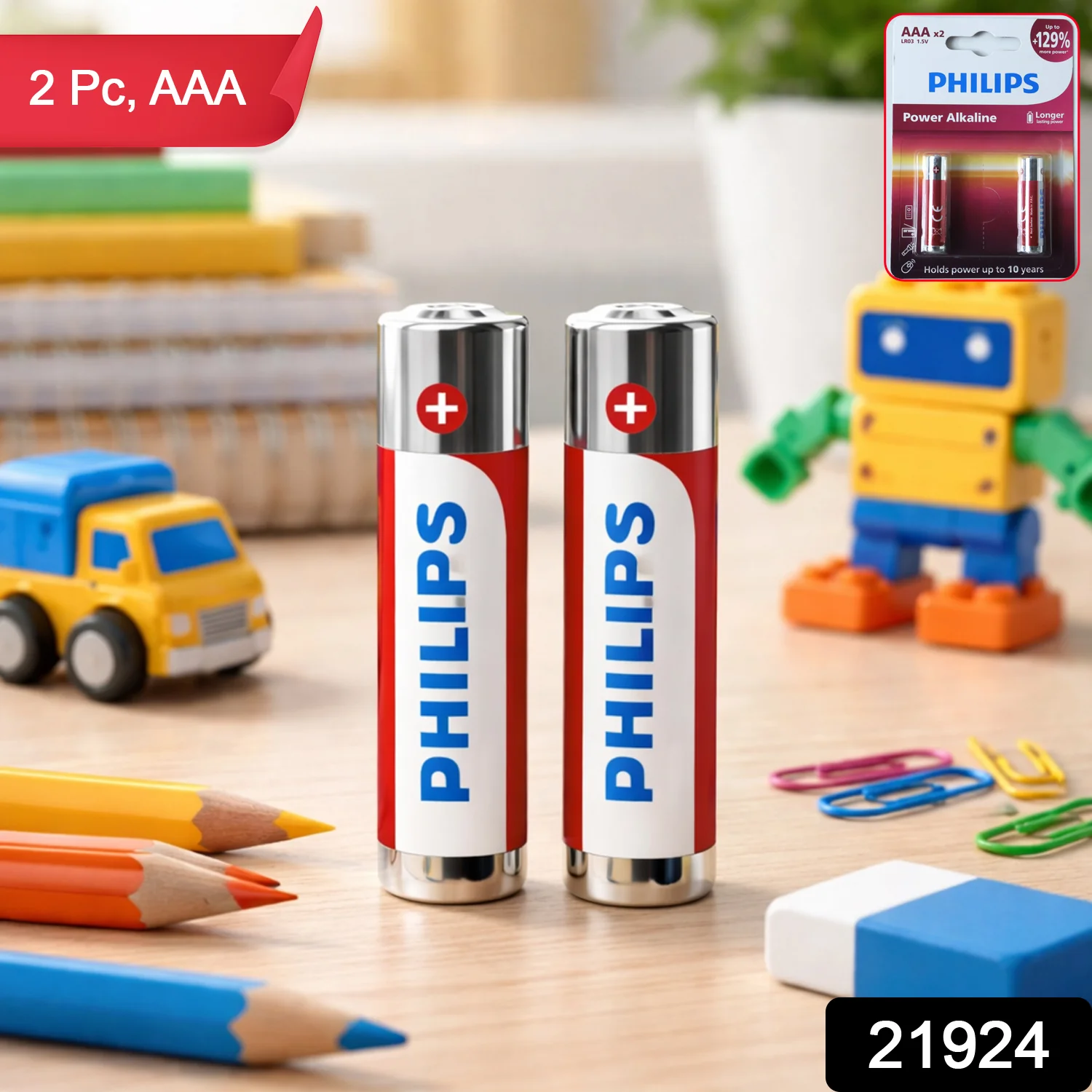 AAA Power Alkaline Batteries – Long Lasting Performance Pack of 2 - Image 2