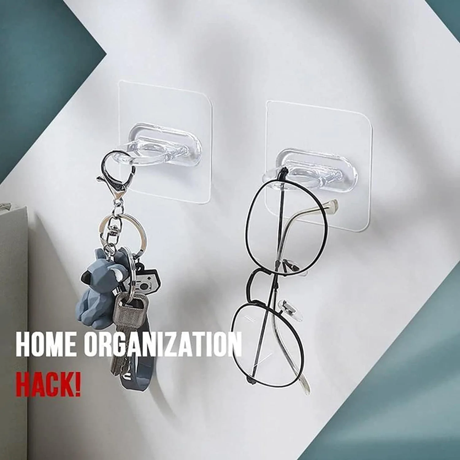 Adhesive Wall Hooks – Strong Hold, No Drilling Needed for Easy Organisation - Image 12