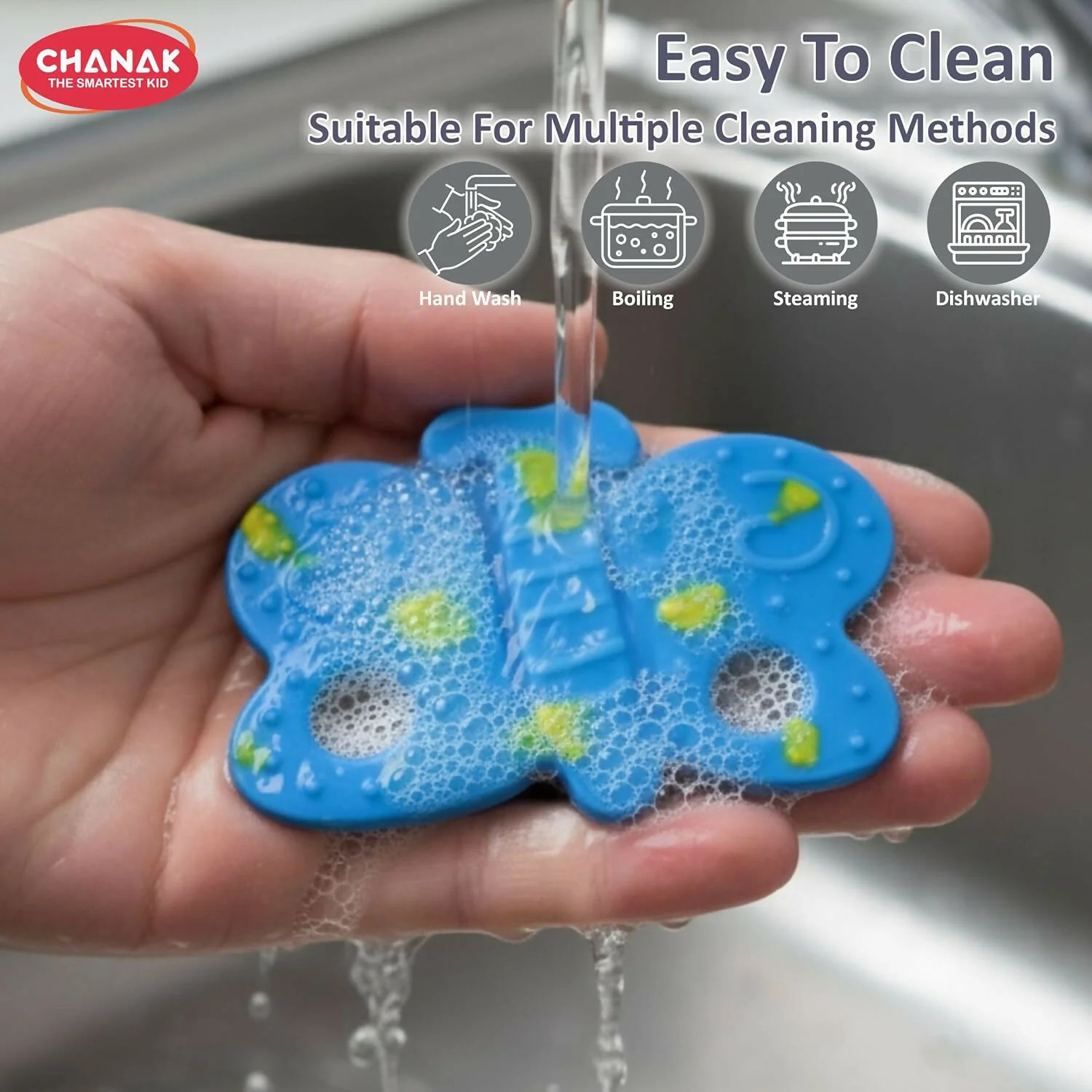 Baby Silicone Teething Toy – Butterfly Shape for Soothing Gums - Image 3