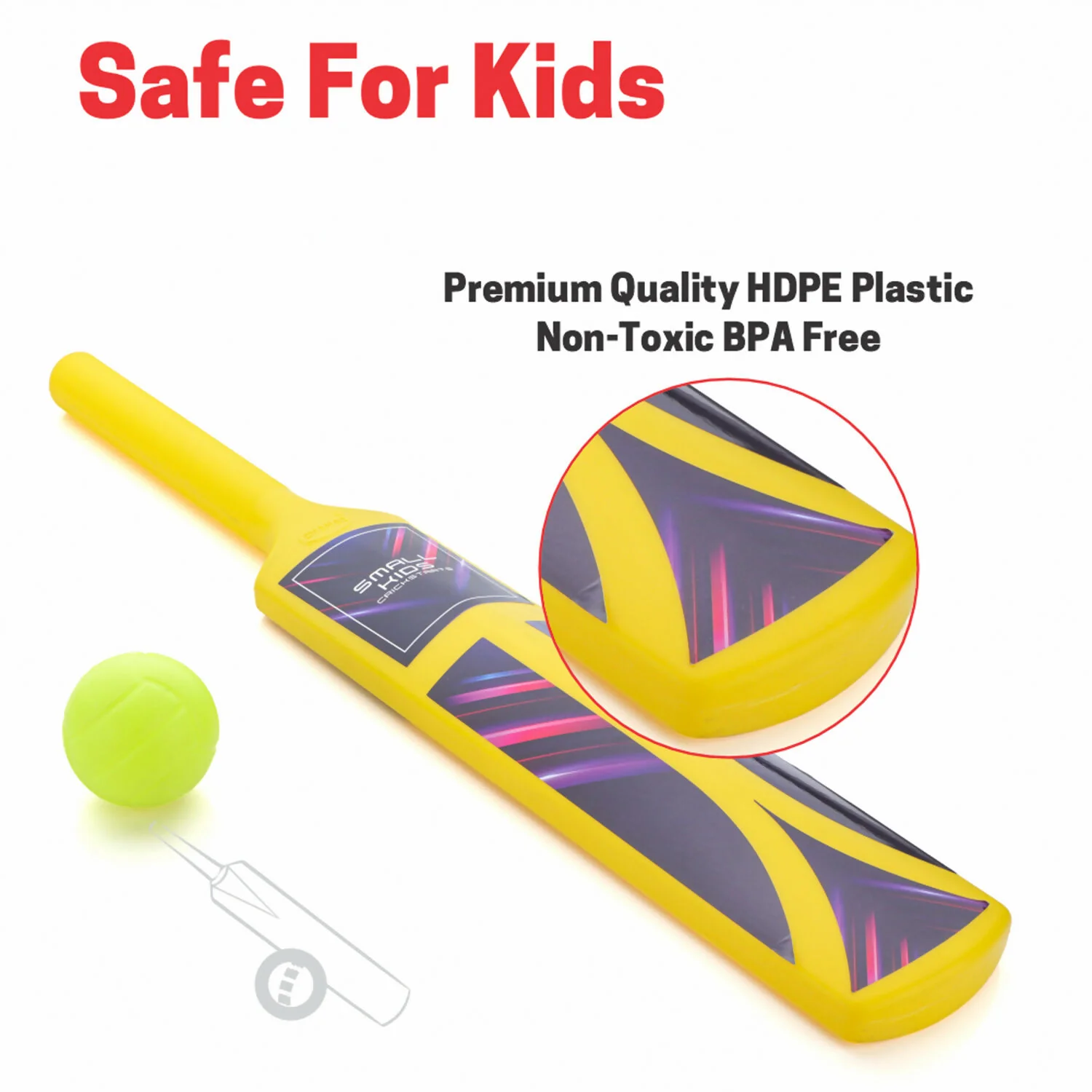 Cricket Kit for Kids – Complete Set with Bat, Ball & Bails for Outdoor Play - Image 4