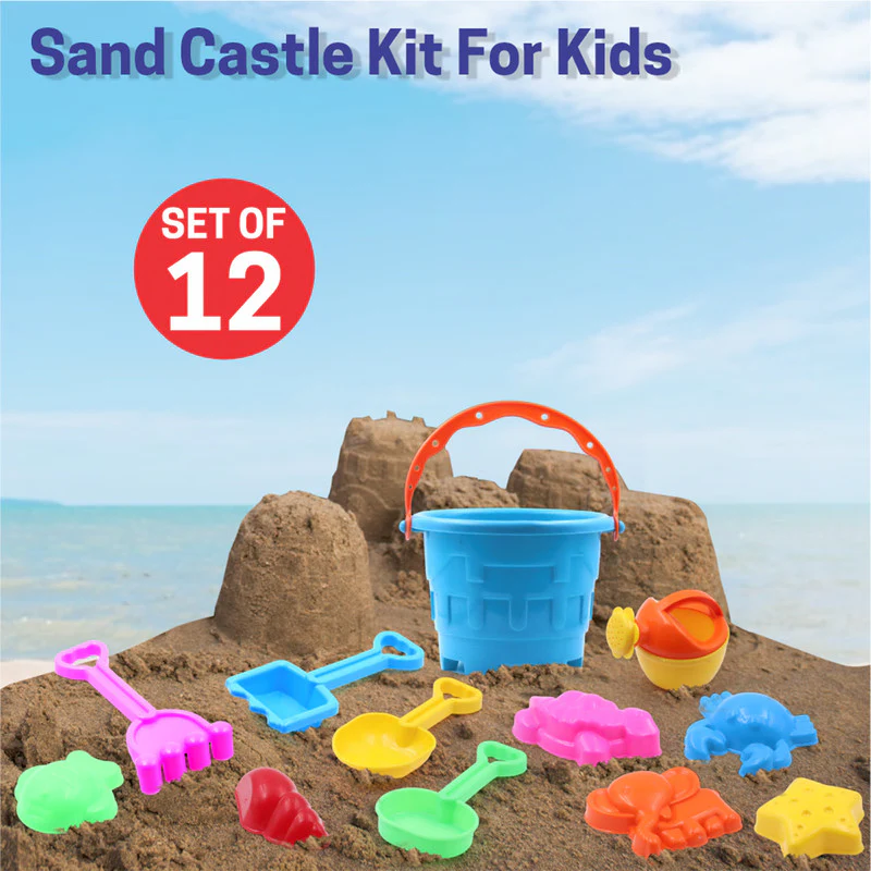 Kids Beach Sand Toy Set – Safe, Durable ABS Plastic Playset