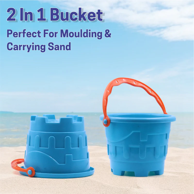 Kids Beach Sand Toy Set – Safe, Durable ABS Plastic Playset - Image 4