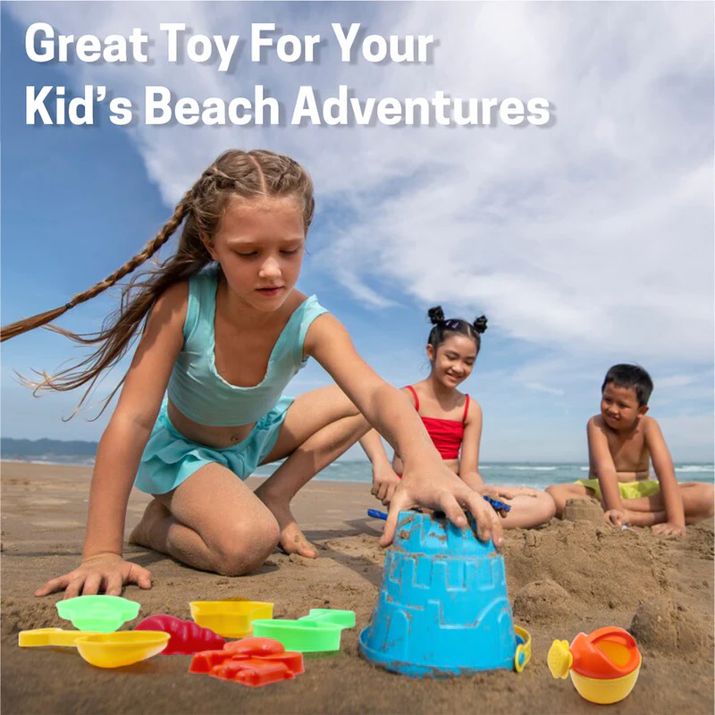Kids Beach Sand Toy Set – Safe, Durable ABS Plastic Playset - Image 6