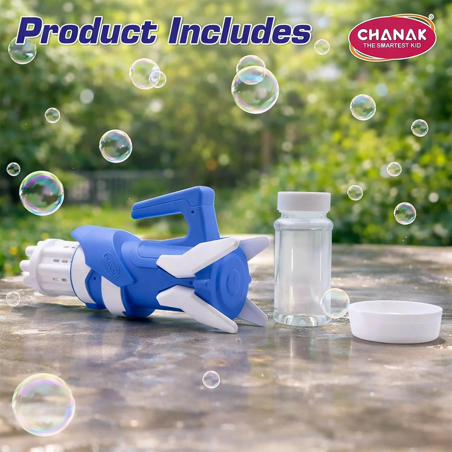 Gatling Bubble Gun for Kids - 8-Hole Bubble Toy | Aditi - Image 2
