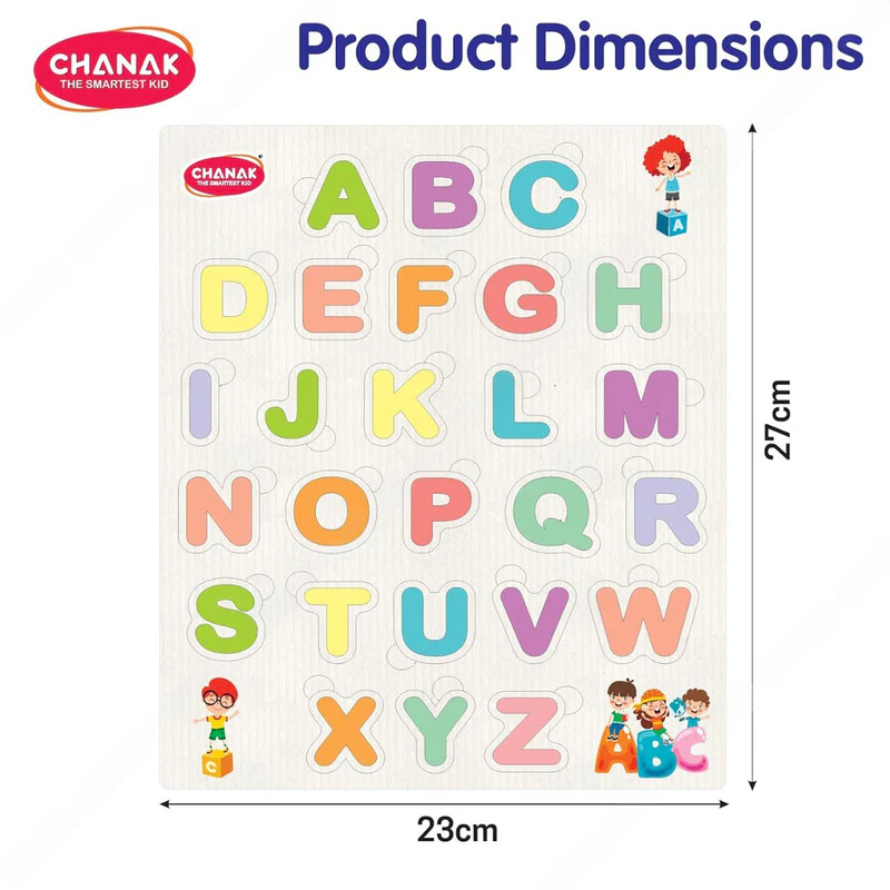 Wooden Alphabet Puzzle Board – Colorful A–Z Learning Toy for Kids - Image 5