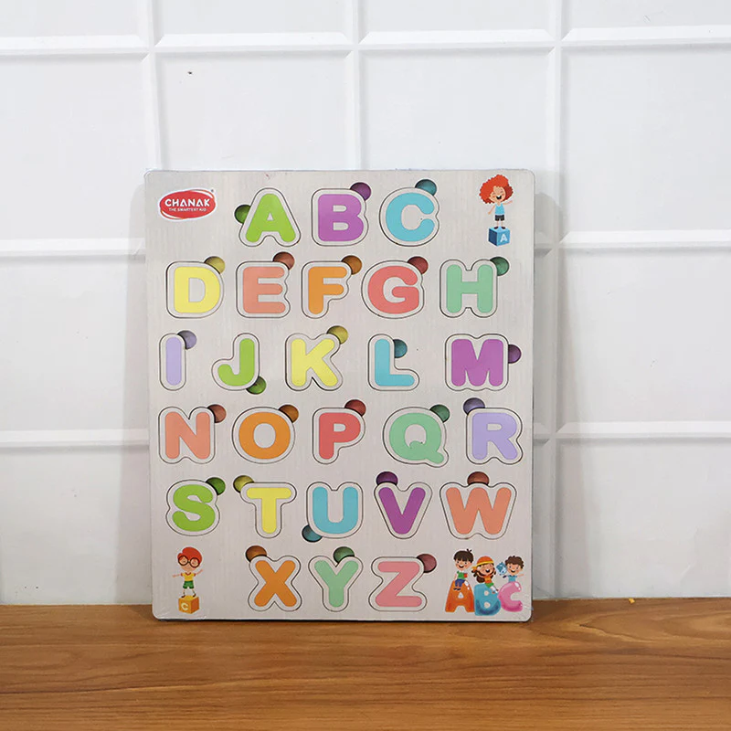 Wooden Alphabet Puzzle Board – Colorful A–Z Learning Toy for Kids - Image 7