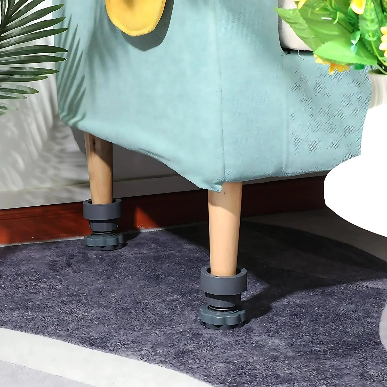Anti-Vibration Pads for Washing Machines & Refrigerators – Adjustable Height & Stable Base - Image 4