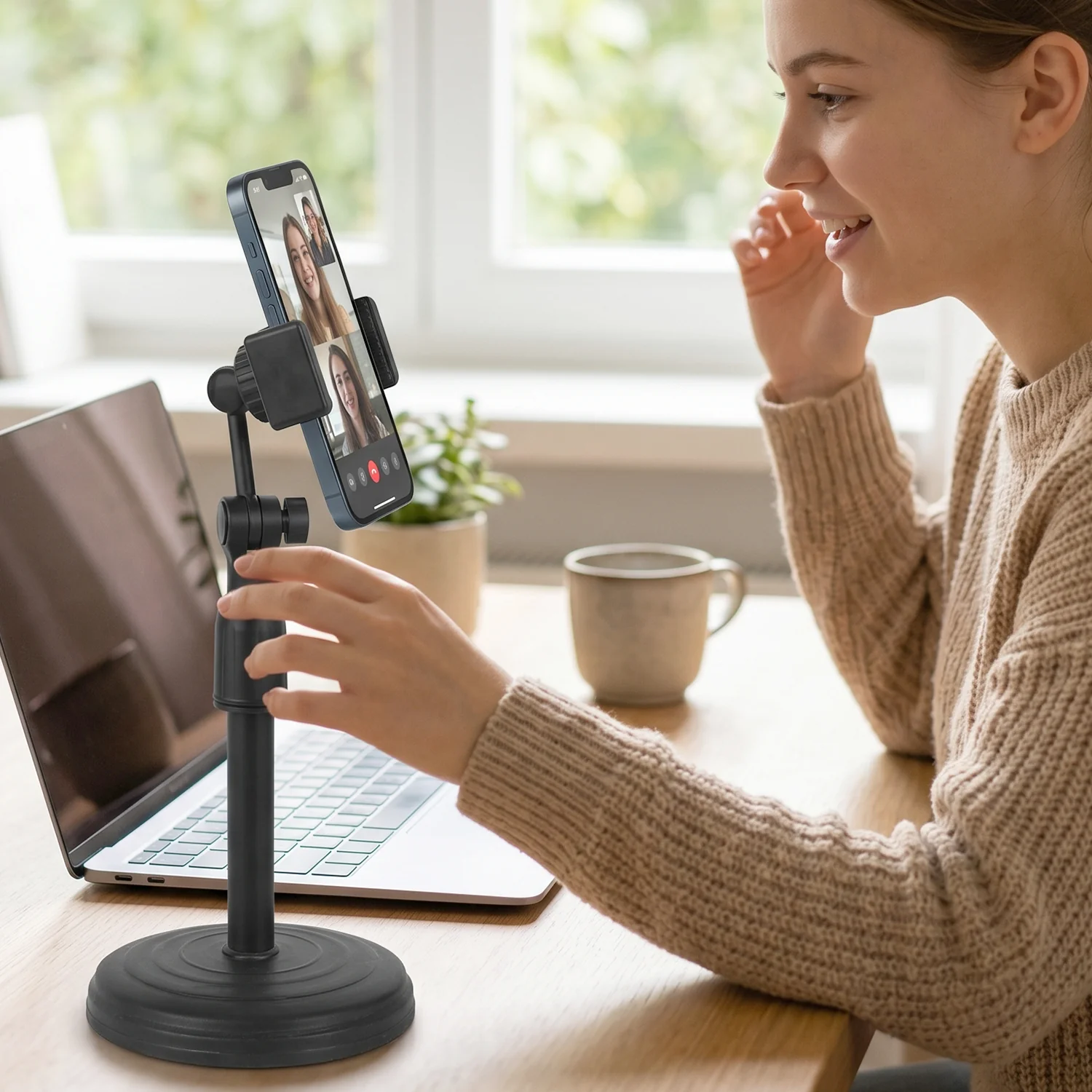 Adjustable Phone Stand – 360° Rotating & Height Adjustable - Image 5