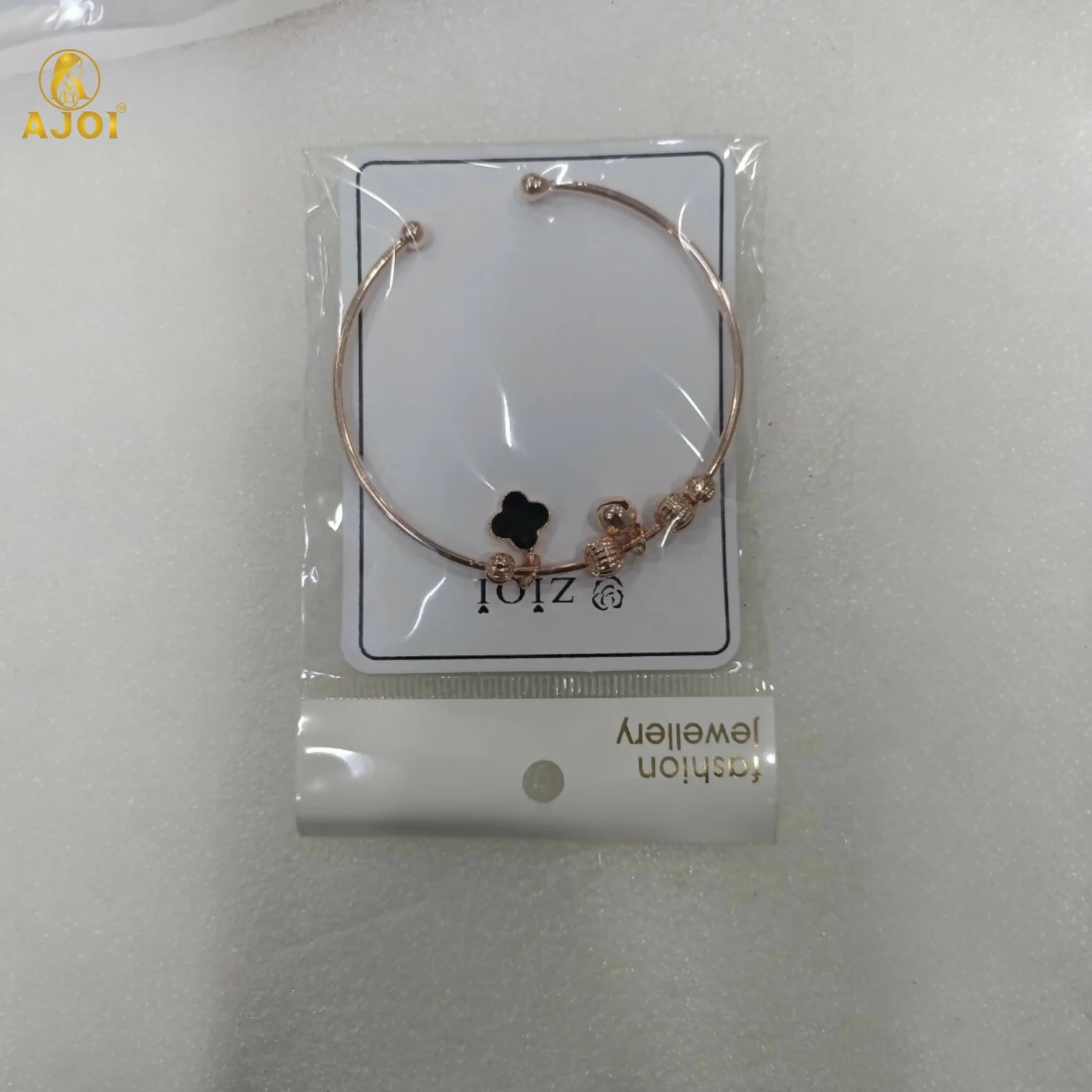 Rose Gold Plated Charm Bracelet – Adjustable Elegant Design - Image 6