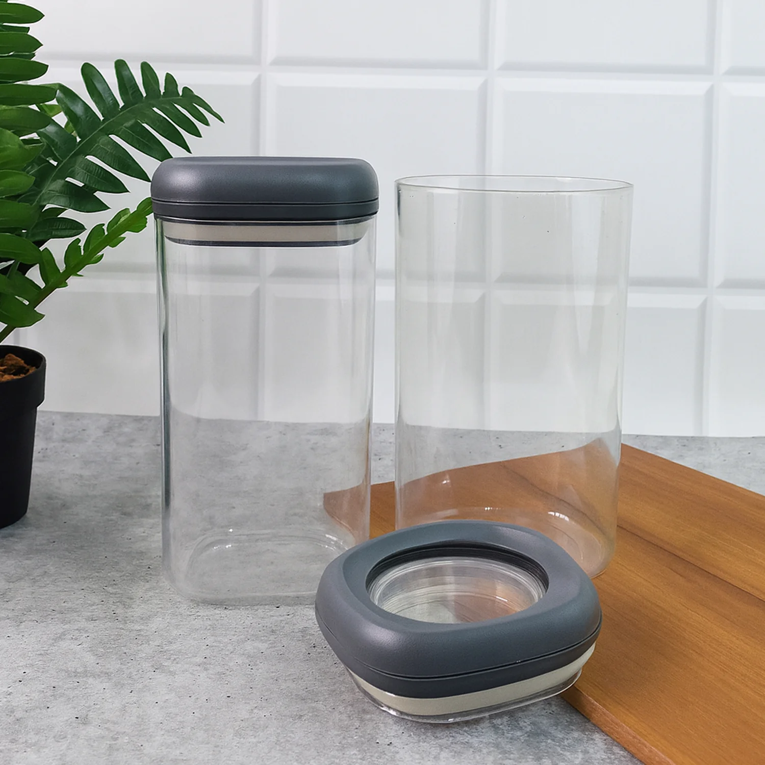 Airtight Kitchen Storage Containers – 2 Pc Set, 1500 ml Each - Image 3