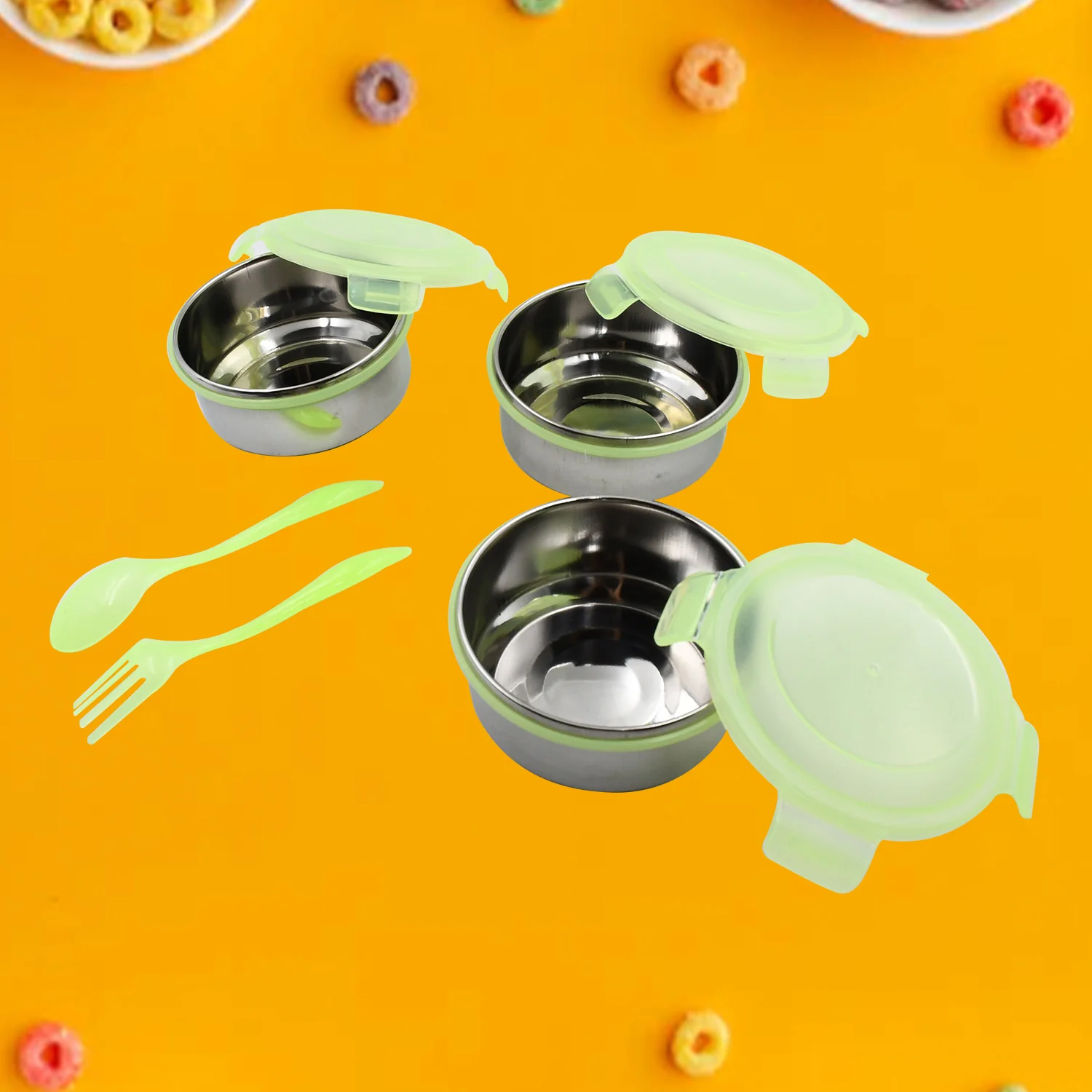 Stainless Steel Lunch Box – Airtight, Multi-Compartment | Lunchie Bunchie - Image 5