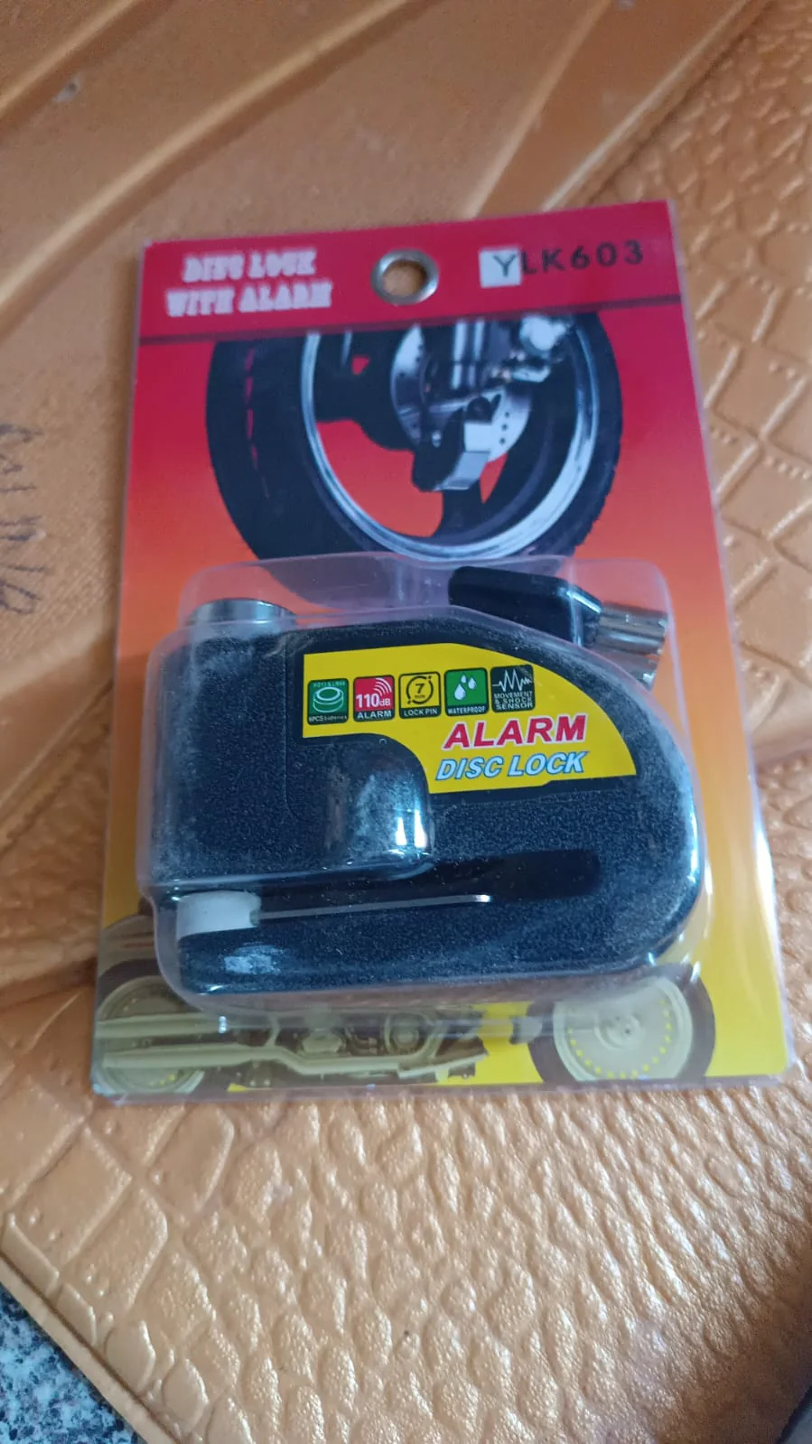 Alarm Disc Lock – Motorbike Anti-Theft with 110dB Siren - Image 7