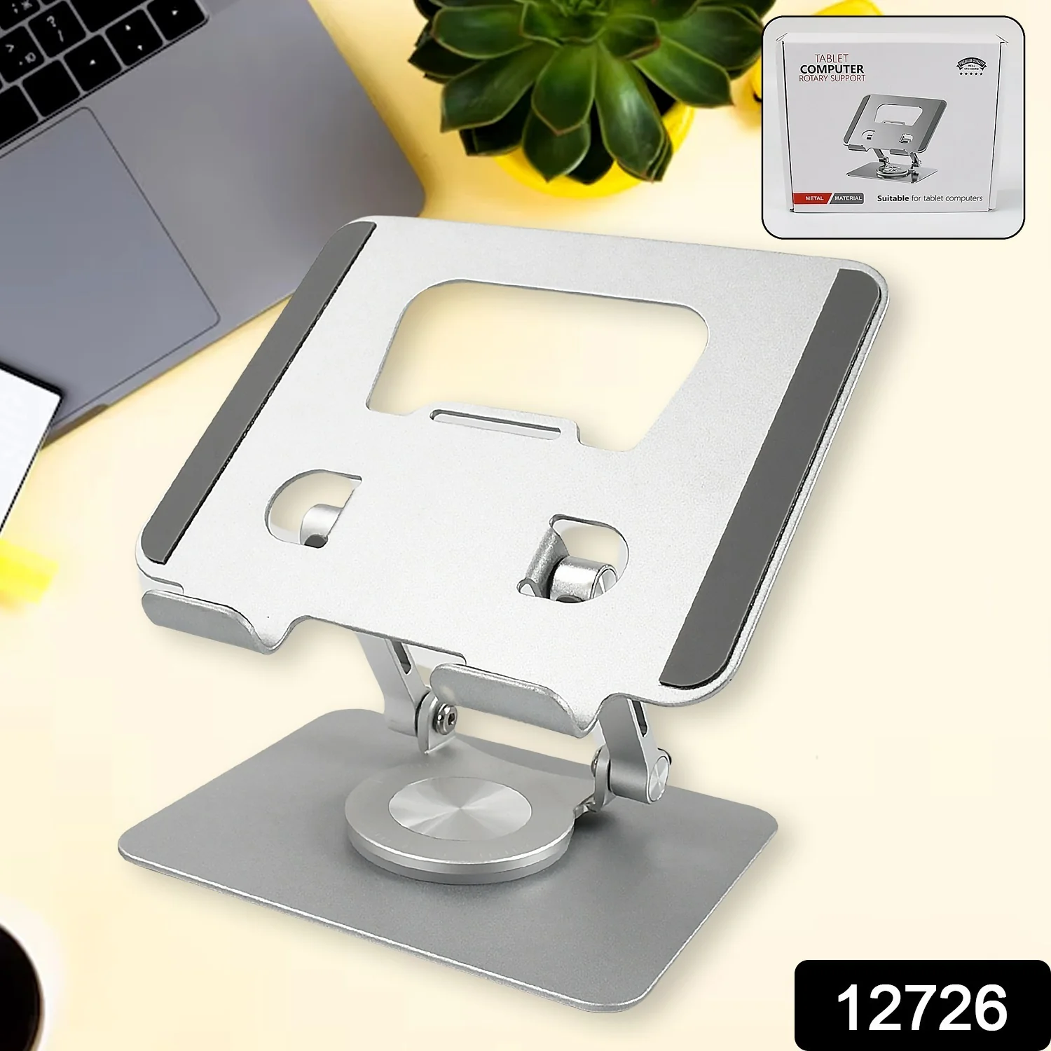 Adjustable Laptop Stand – 360° Rotating Foldable Support | Phonixio - Image 2