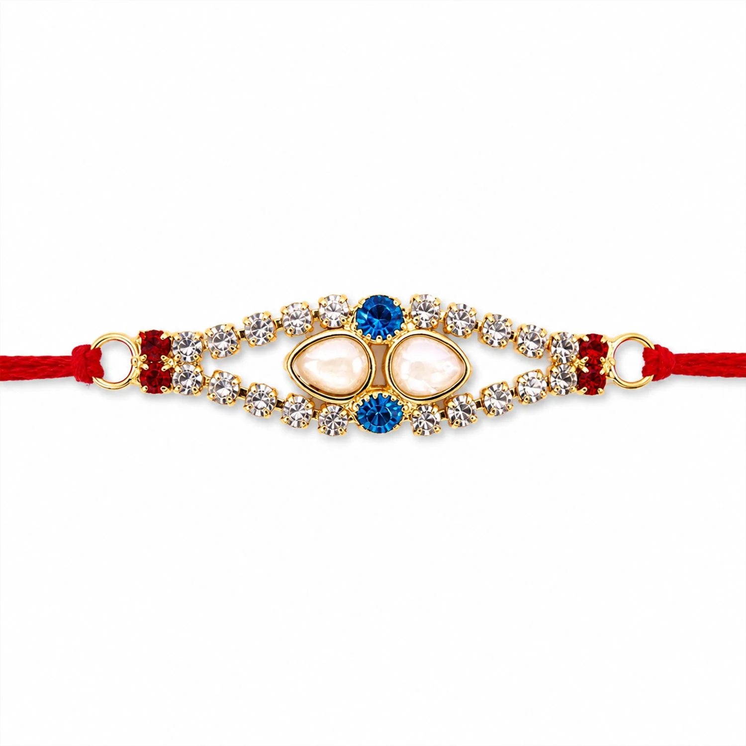 American Diamond Pearl Rakhi – Elegant & Luxurious Design - Image 4