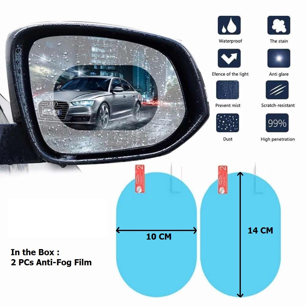 Anti-Fog Rearview Mirror Film – HD Clear Protective Sticker - Image 10