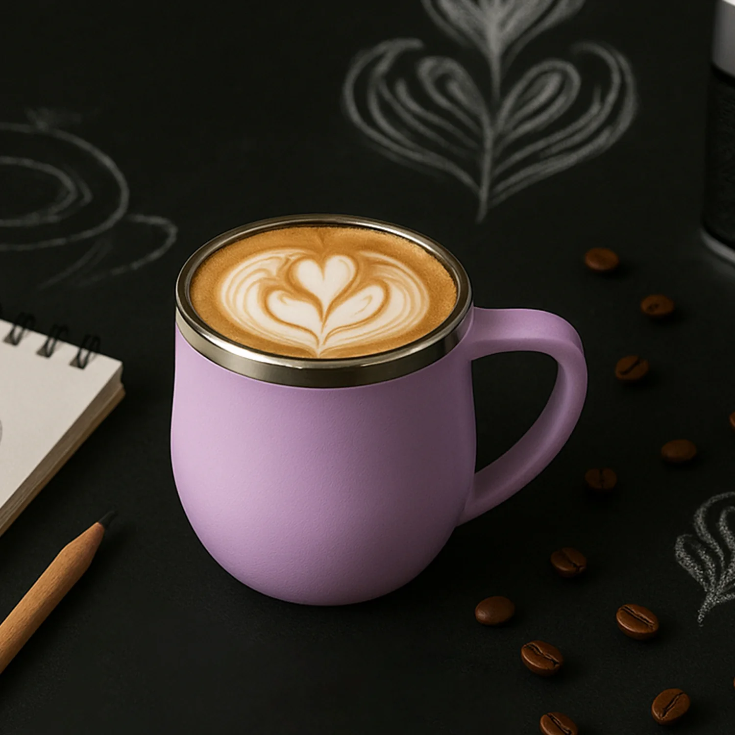 Double Wall Stainless Steel Mug Set – Insulated 6-Pc 200ml - Image 6