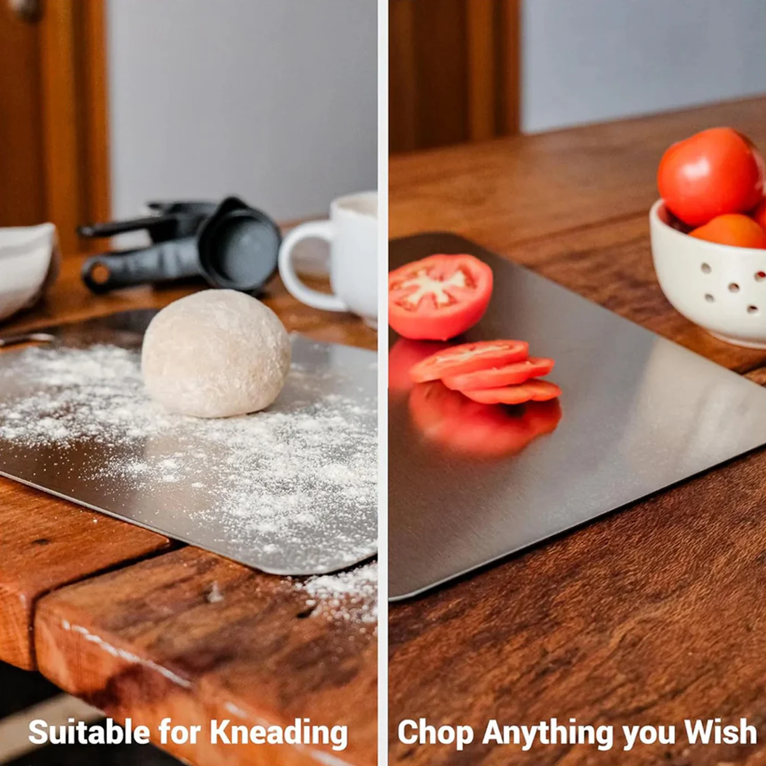 Stainless Steel Multipurpose Chopping Board – Large & Durable - Image 6