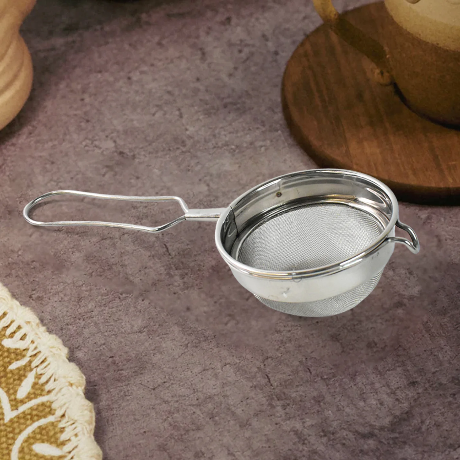 Stainless Steel Tea Strainer – Durable & Fine Mesh Filtration - Image 6
