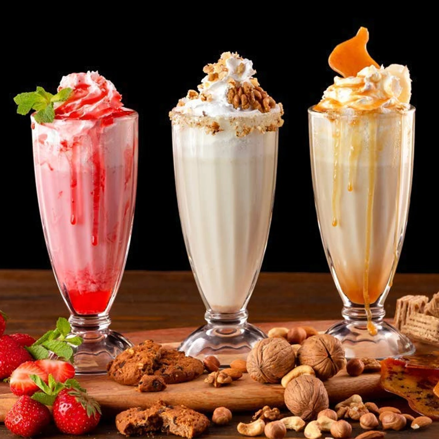 Dessert & Falooda Glasses – Premium 400ML Set of 6 - Image 3