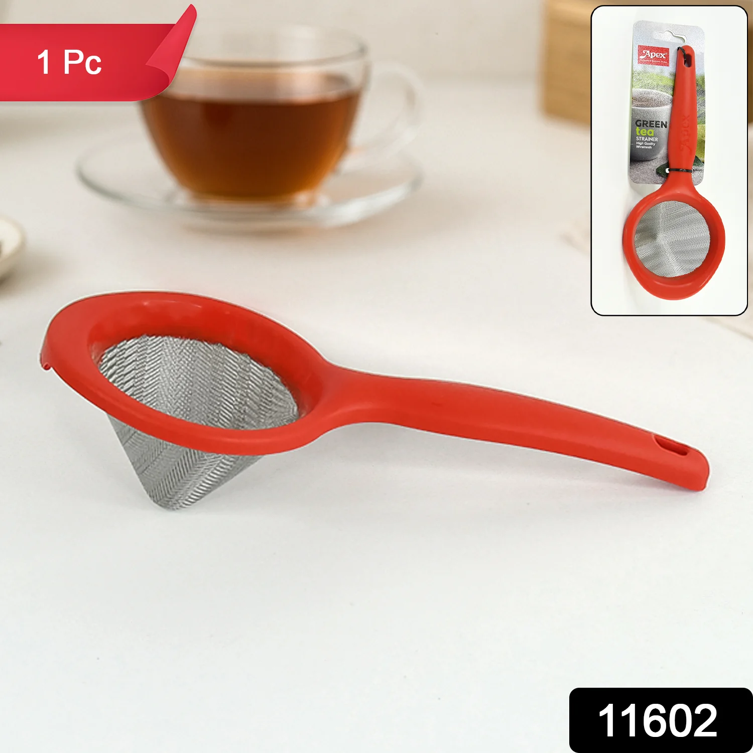 Green Tea Strainer – Fine Stainless Steel Mesh for Smooth Brewing - Image 2