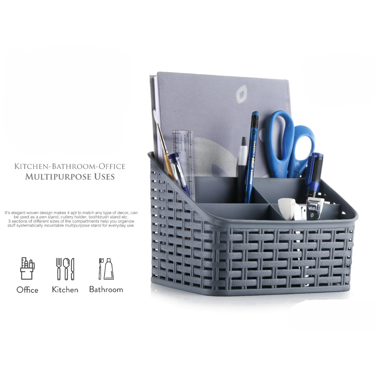 Multipurpose Divider Holder – Premium 5-Section Organizer - Image 4
