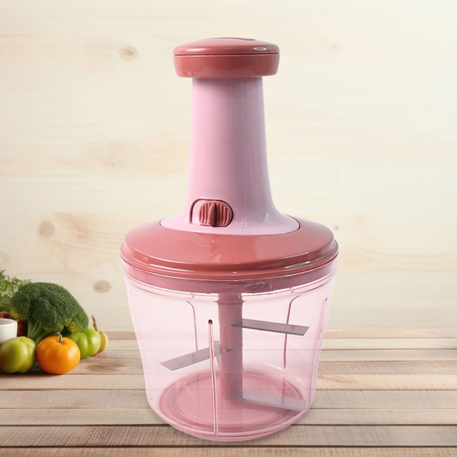 Push Chopper 1000ml – Sharp Stainless Steel Blades, Easy Prep - Image 7