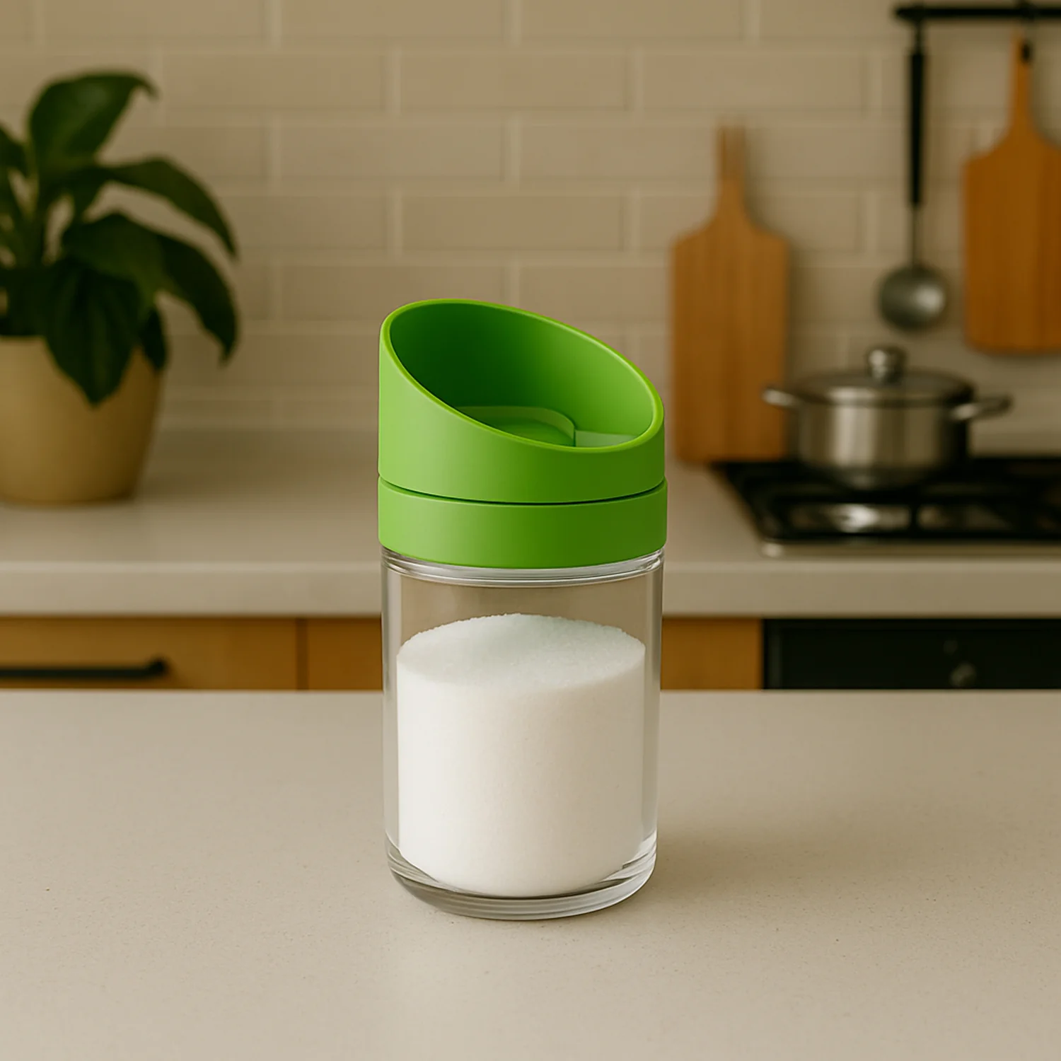 Kitchen Storage Jars – Airtight 2-Piece Slant-Lid Set - Image 6