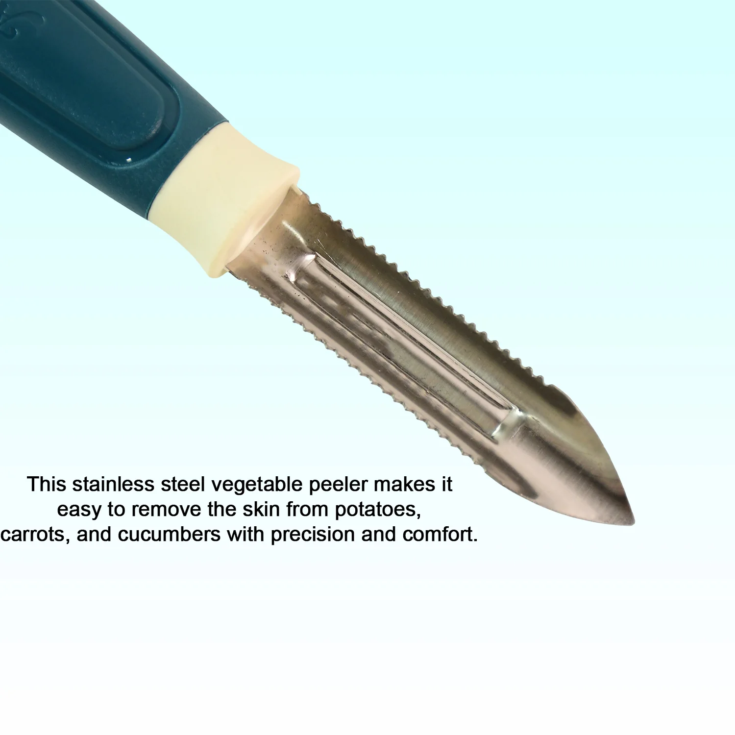 Stainless Steel Potato Peeler – Sharp Serrated Blade for Easy Peeling - Image 5