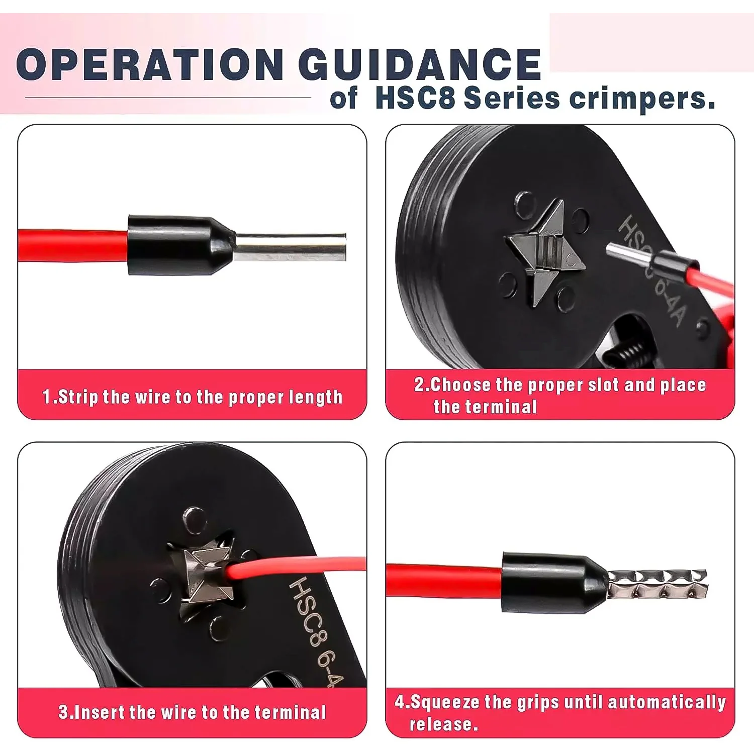 Ferrule Crimping Tool Kit – 1200 Pieces with Ratcheting Plier - Image 3