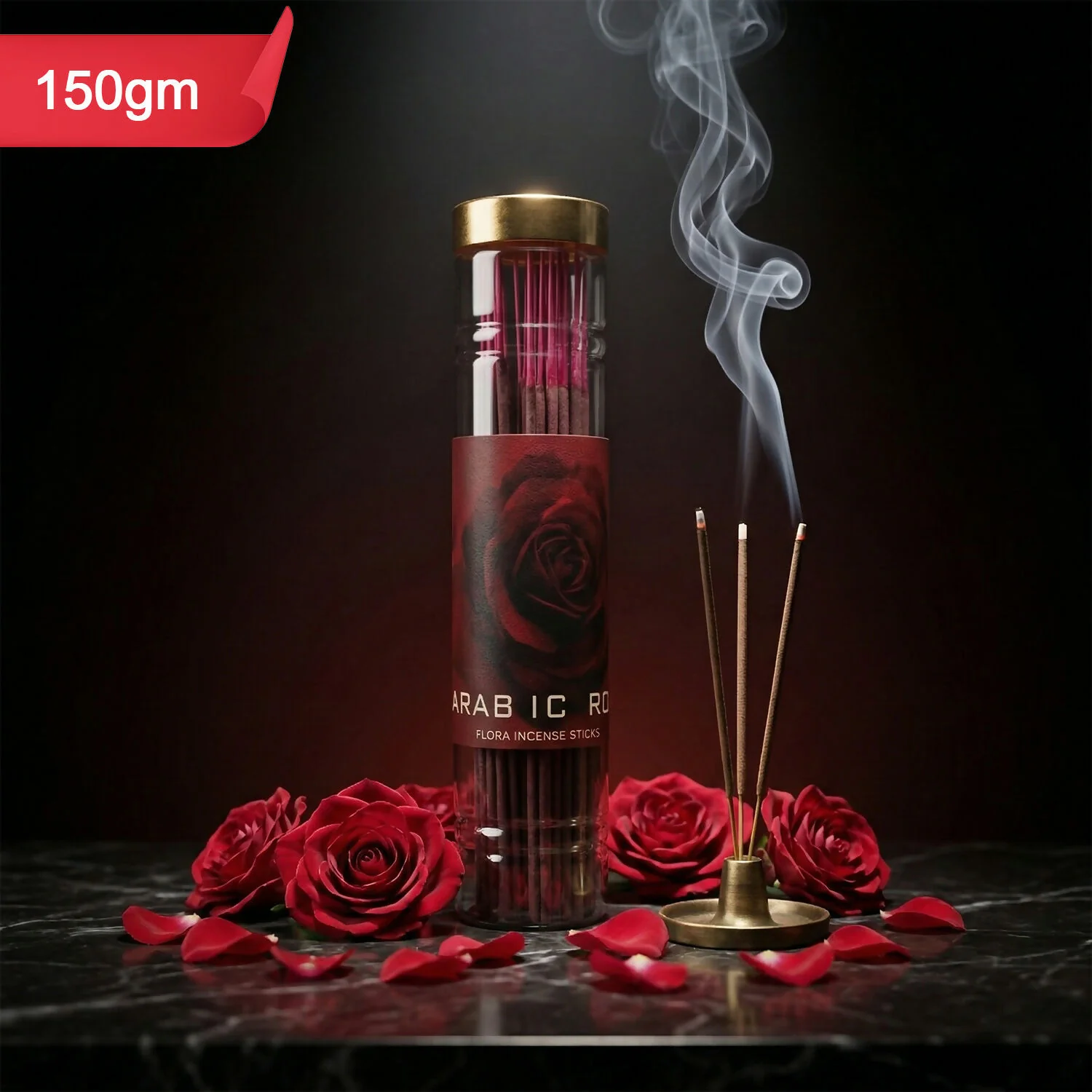 Arabic Rose Incense Sticks – Luxurious Floral Scent for Meditation - Image 4